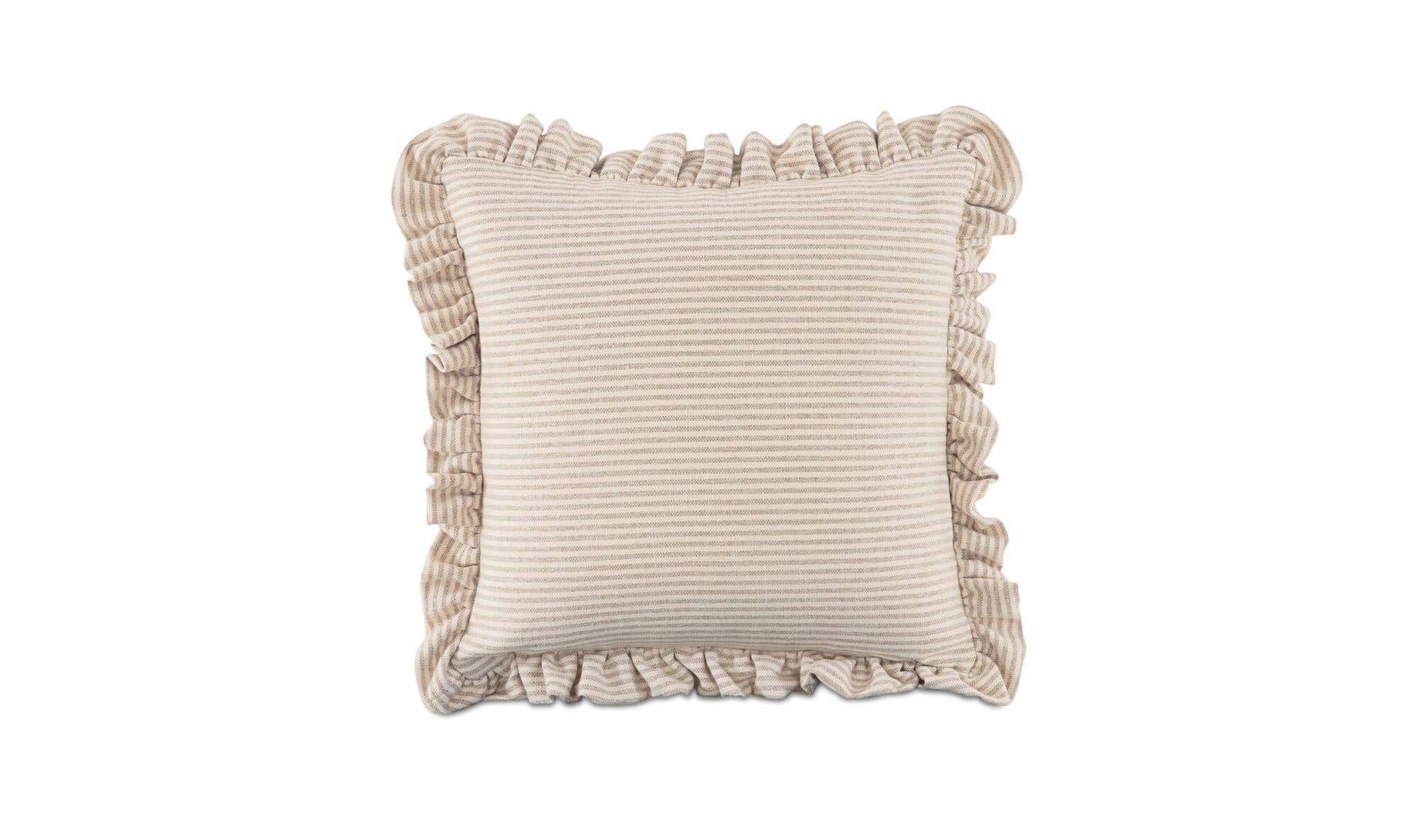 Betty 25 Inch Cushion Beige Stripe by Moe's Home Collection - view 3