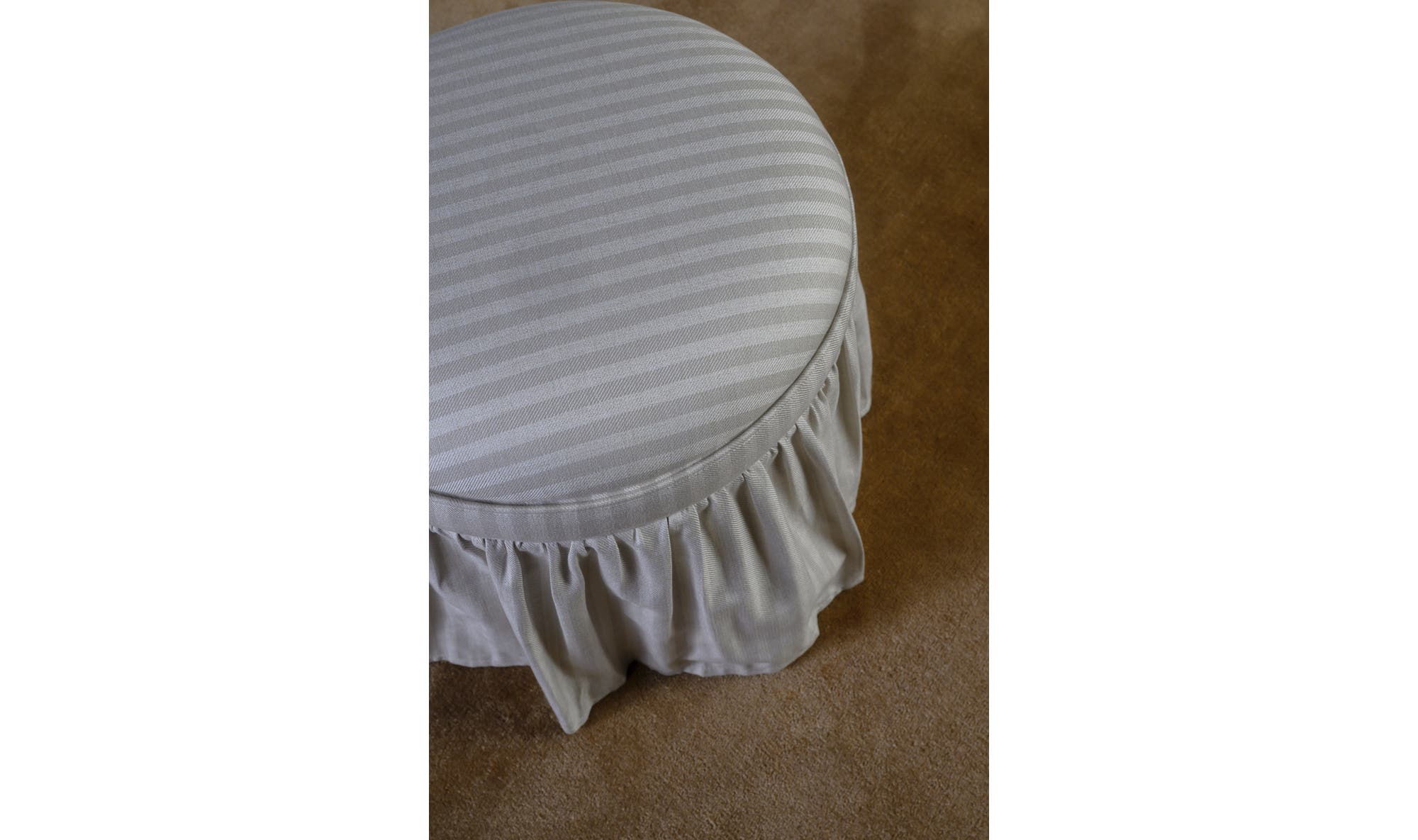 Heidi Storage Ottoman Beige Stripe by Moe's Home Collection - view 8