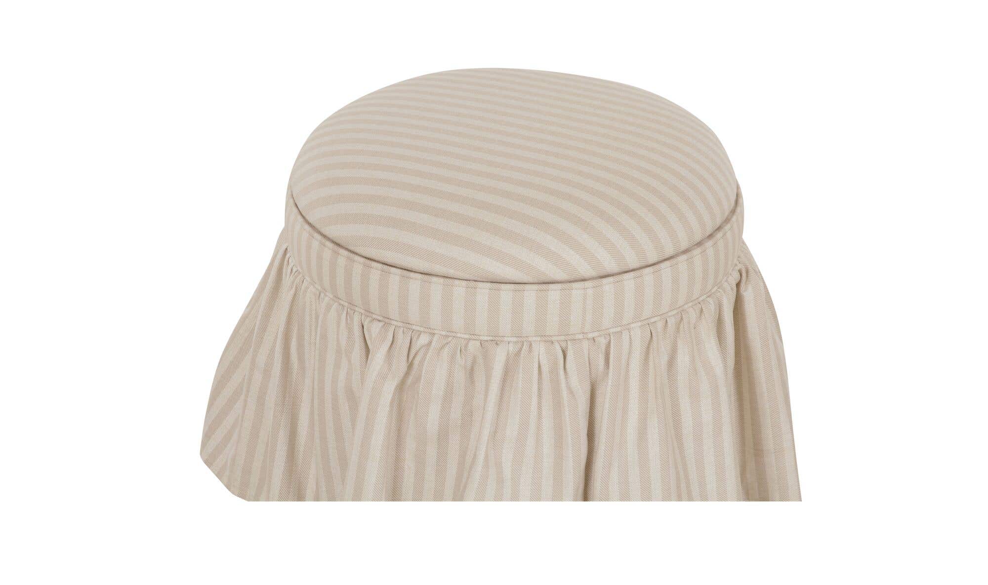 Heidi Storage Ottoman Beige Stripe by Moe's Home Collection - view 10