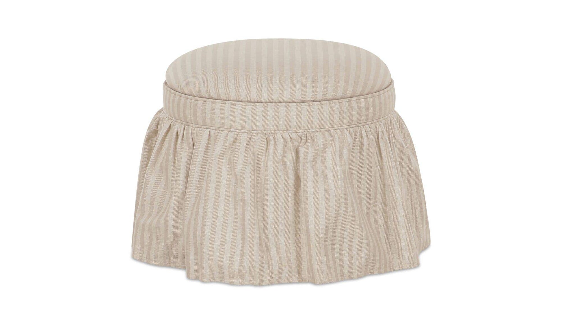 Heidi Storage Ottoman Beige Stripe by Moe's Home Collection - view 6