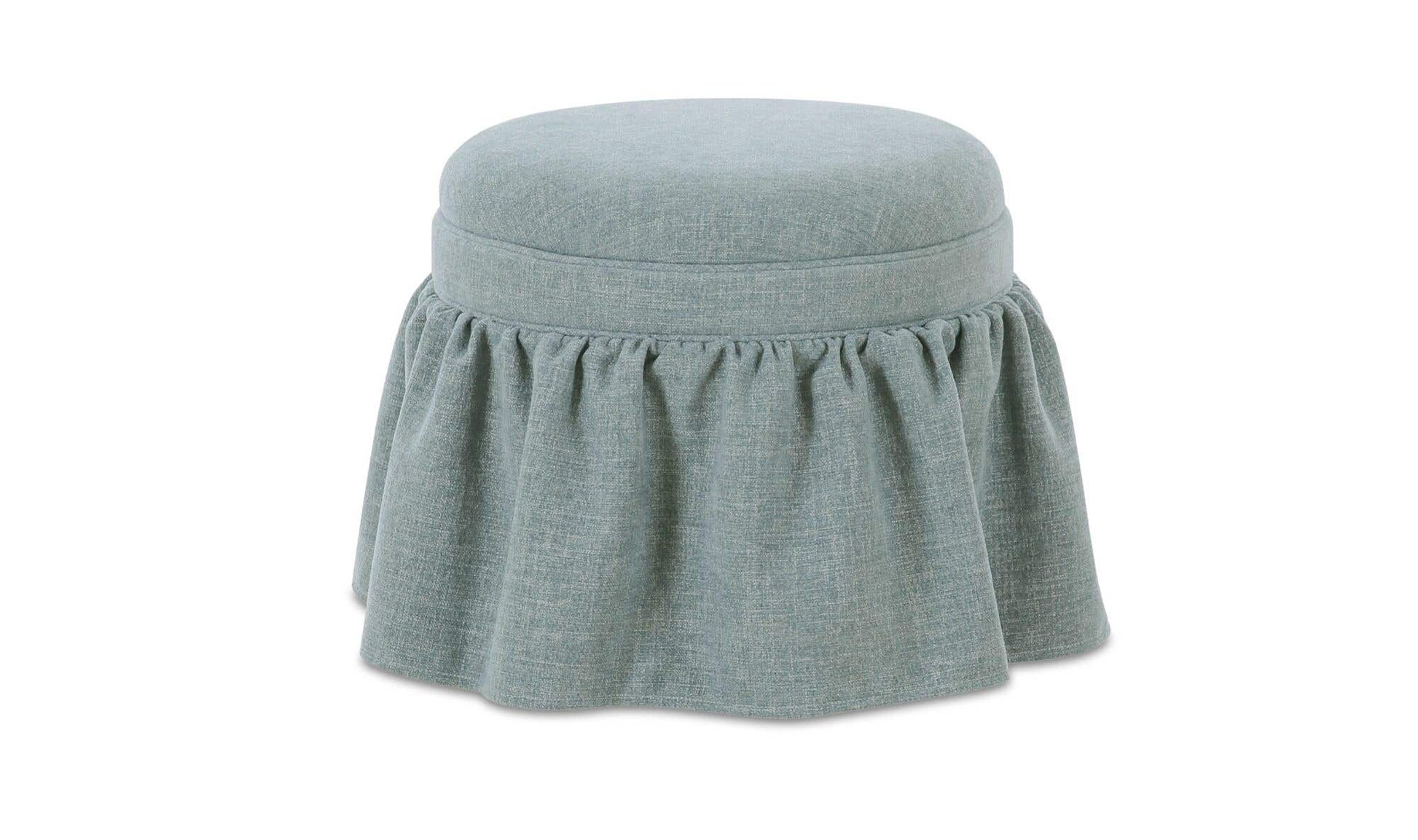 Heidi Storage Ottoman Light Blue by Moe's Home Collection - view 5