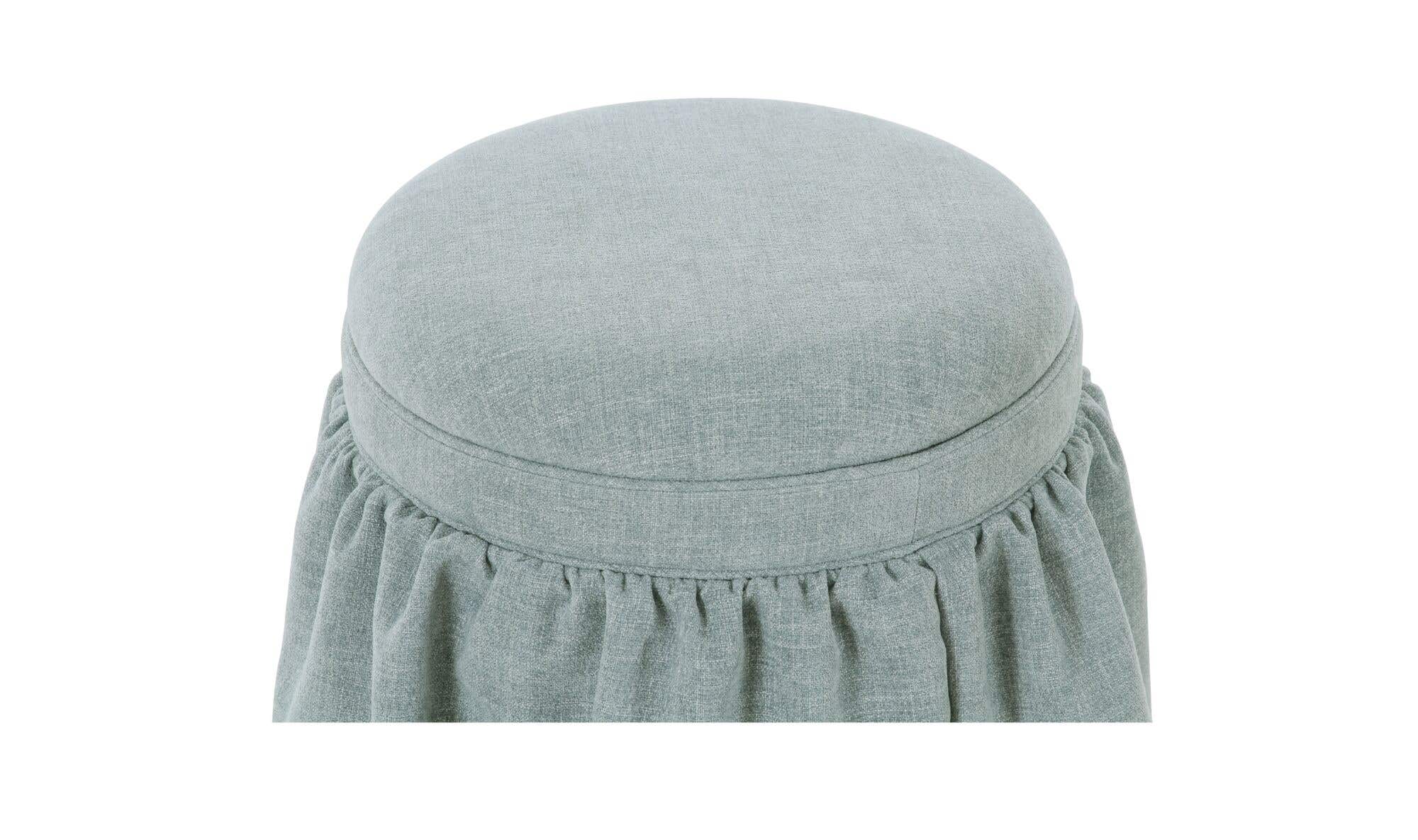 Heidi Storage Ottoman Light Blue by Moe's Home Collection - view 6