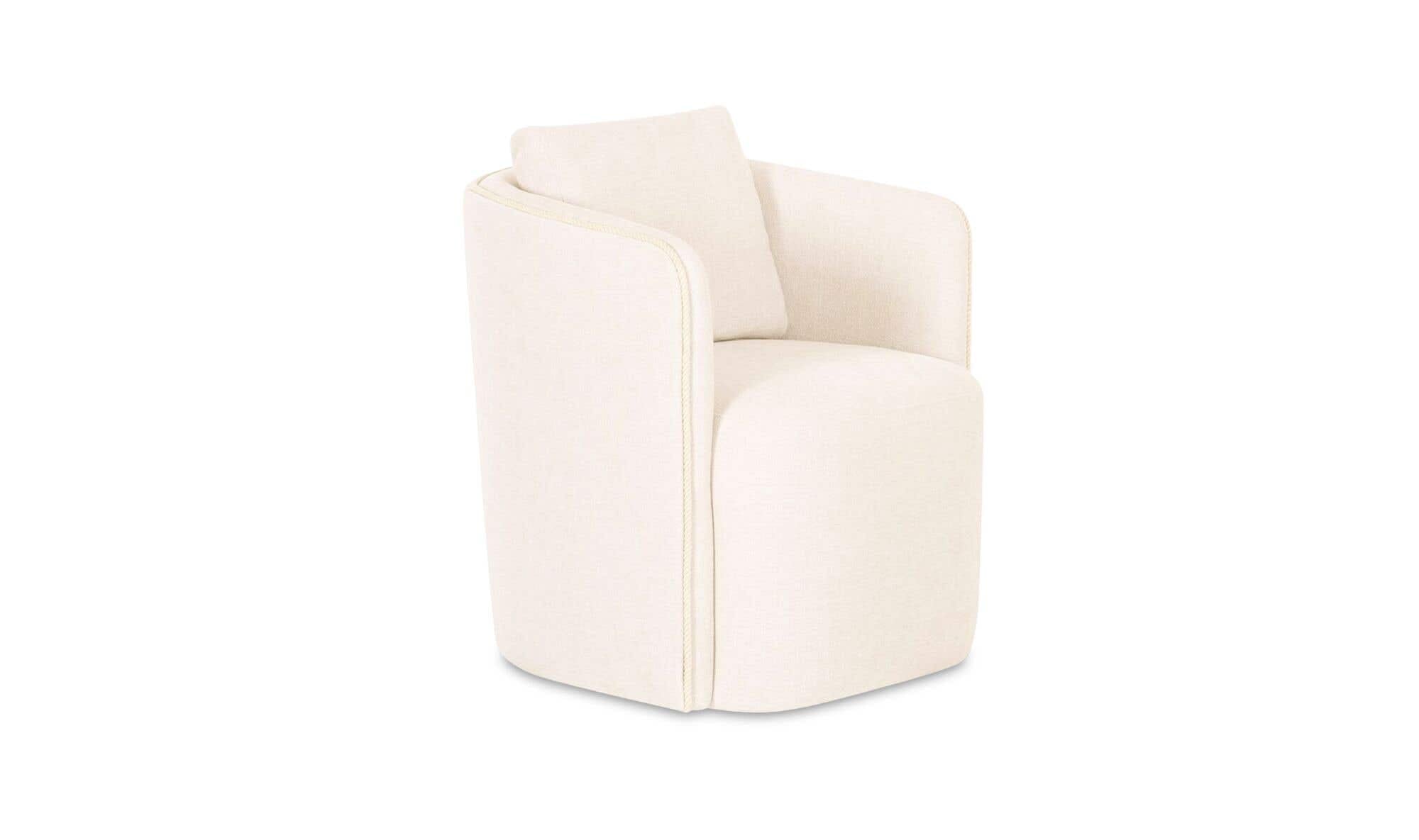 Cecil Dining Chair Warm White by Moe's Home Collection - view 6