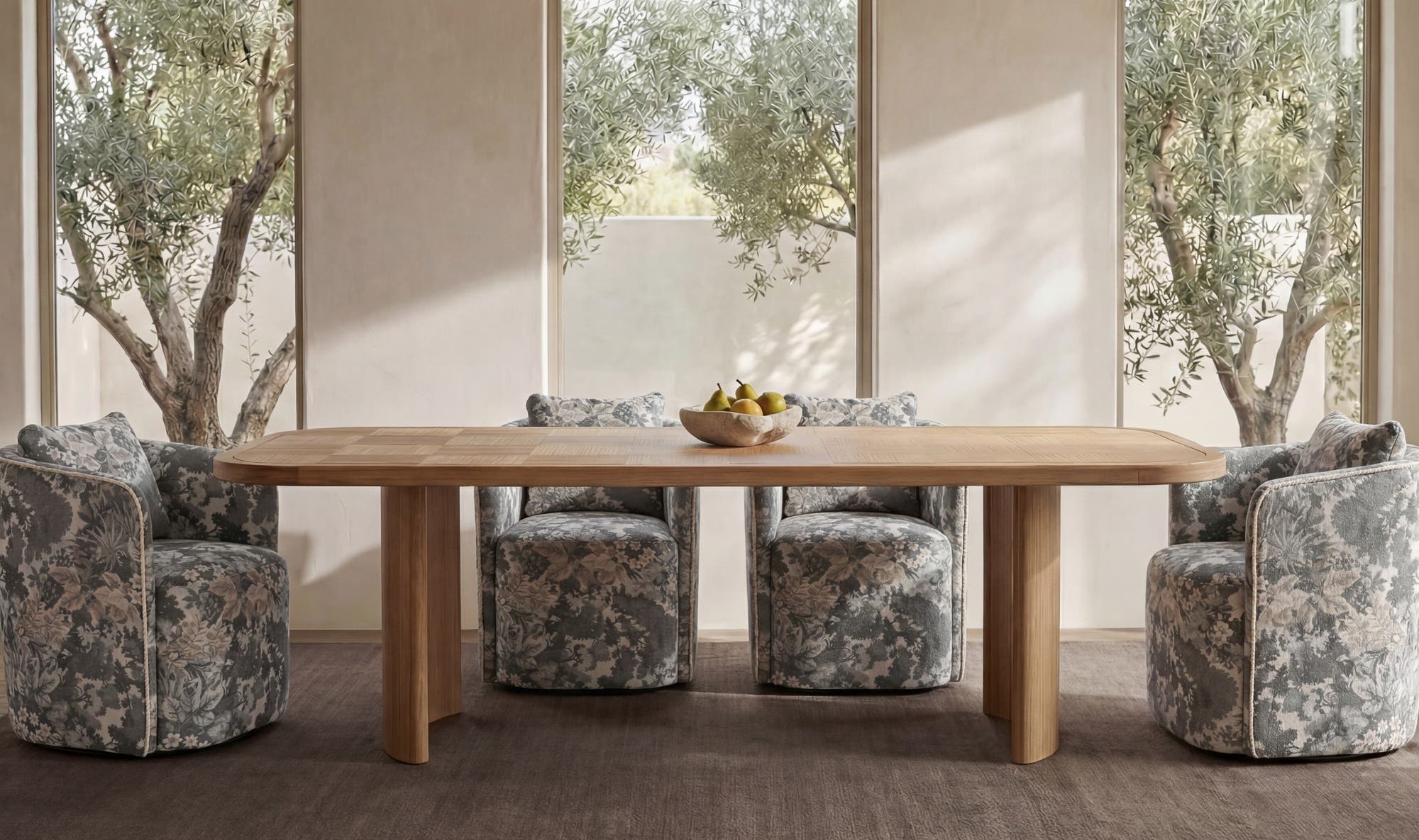 Cecil Dining Chair Tapestry by Moe's Home Collection - view 4