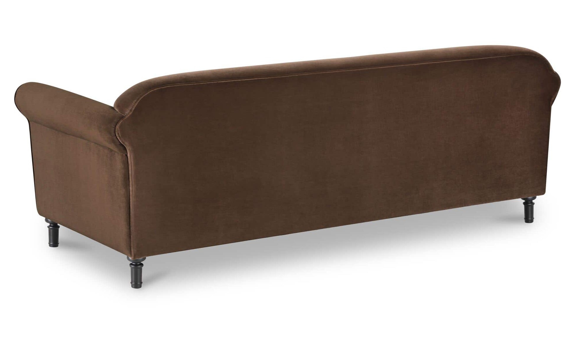 Harmony Sofa Dark Brown Faux Mohair by Moe's Home Collection - view 7