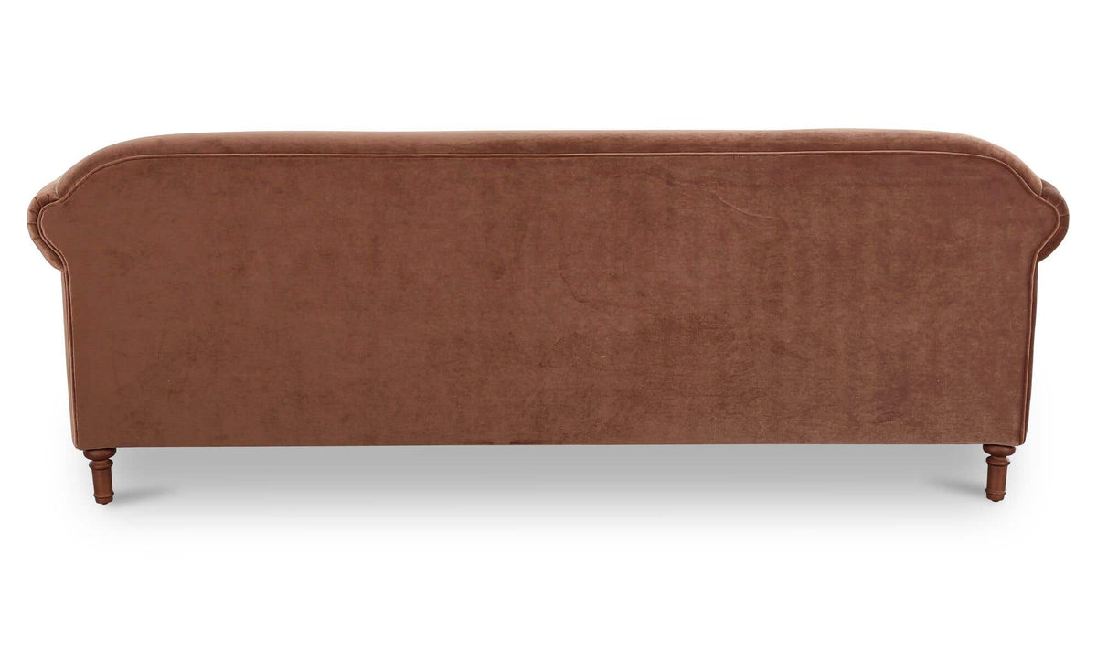 Harmony Sofa Blush Faux Mohair by Moe's Home Collection - view 7