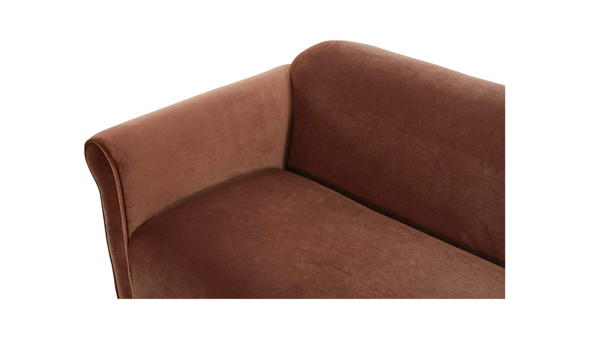 Harmony Sofa Blush Faux Mohair by Moe's Home Collection - view 12