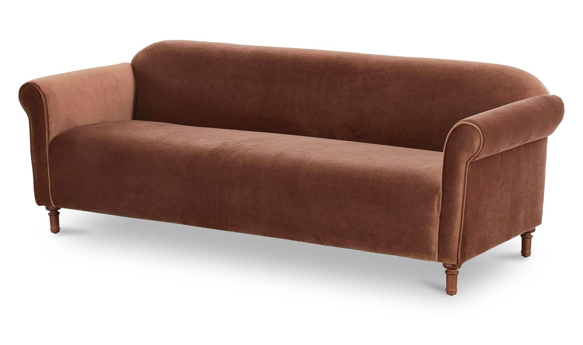 Harmony Sofa Blush Faux Mohair by Moe's Home Collection - view 10