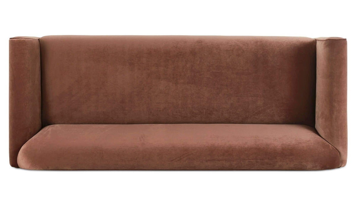 Harmony Sofa Blush Faux Mohair by Moe's Home Collection - view 11
