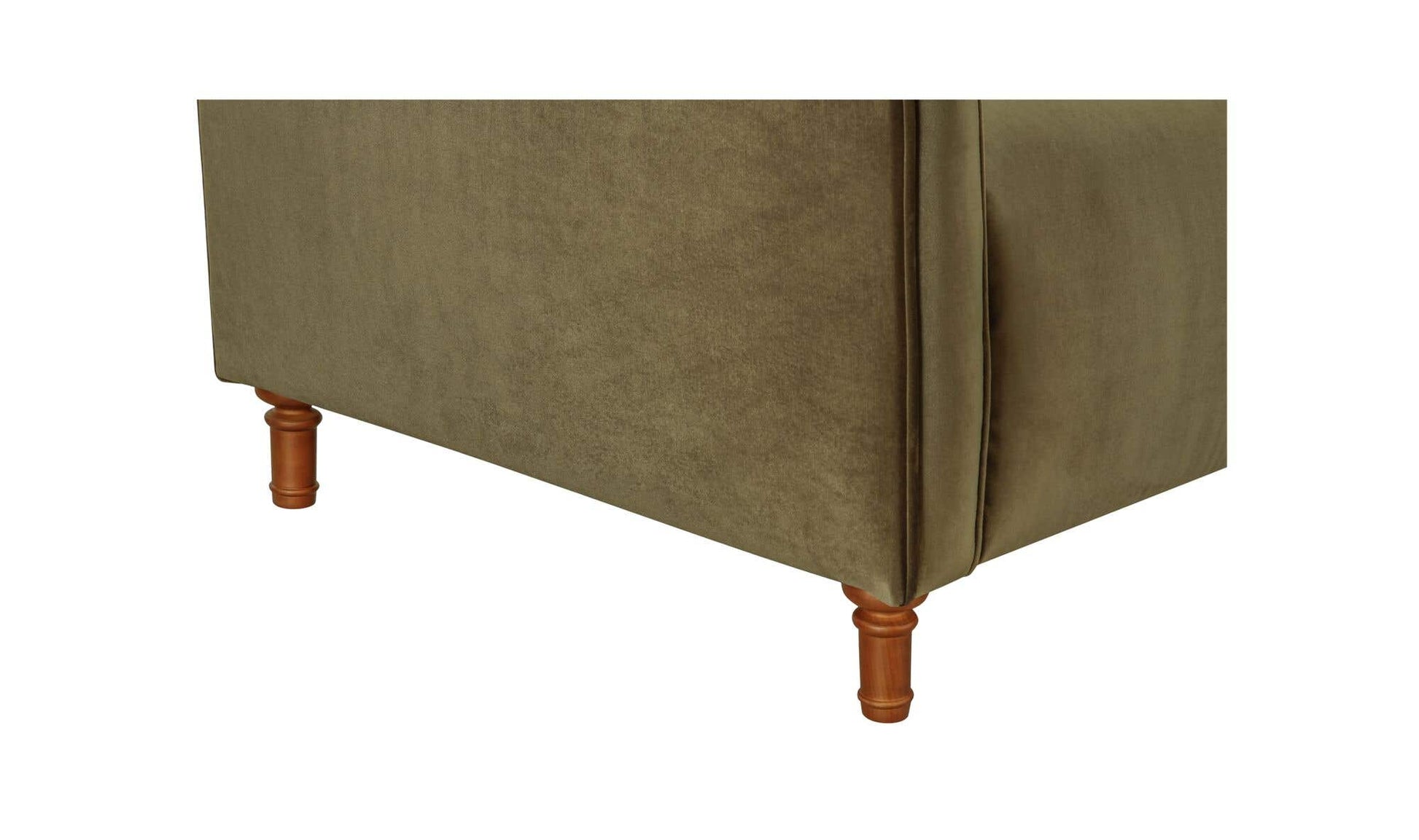 Harmony Sofa Dark Green Faux Mohair by Moe's Home Collection - view 10