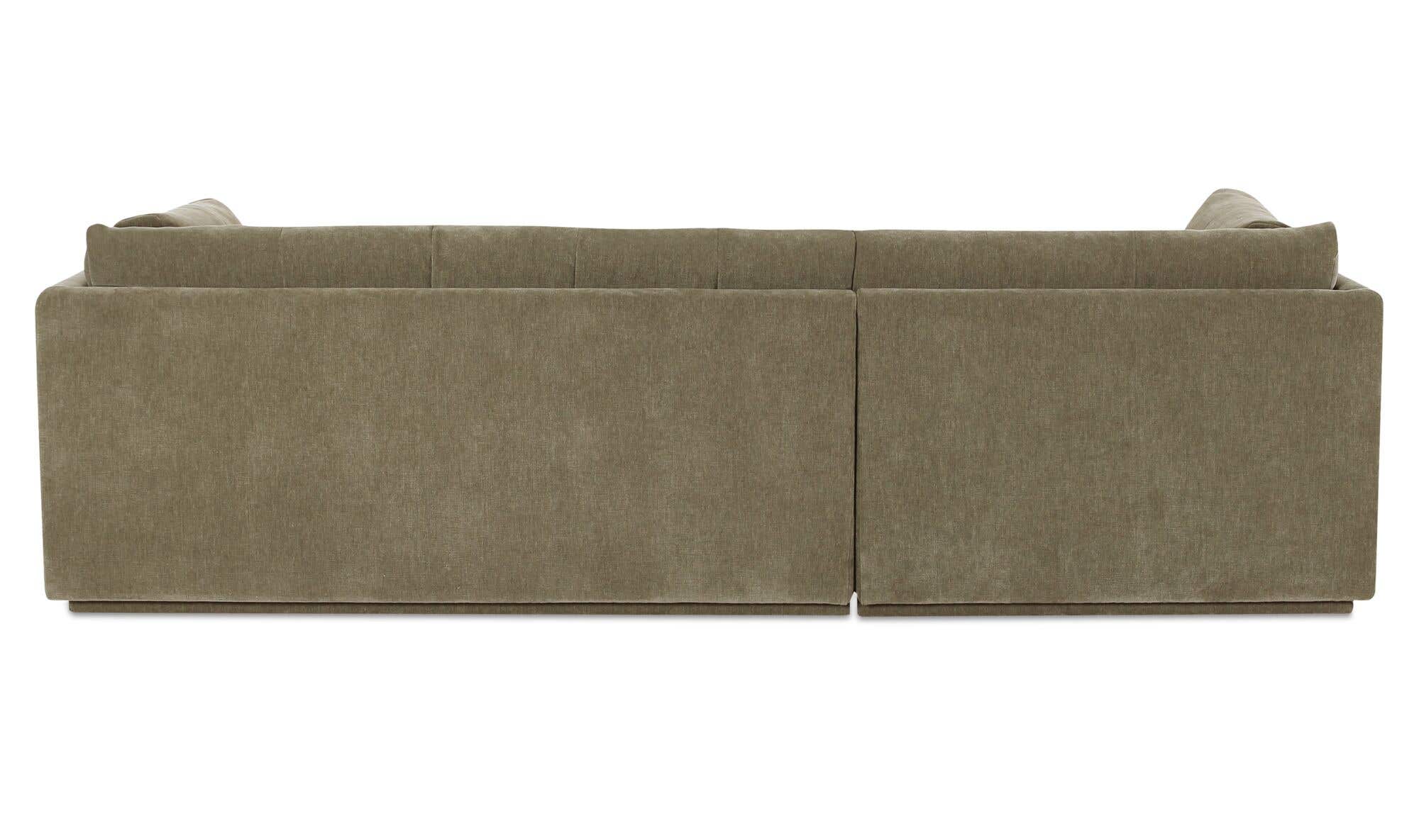 Mischa Left Sectional Sage Green by Moe's Home Collection - view 8