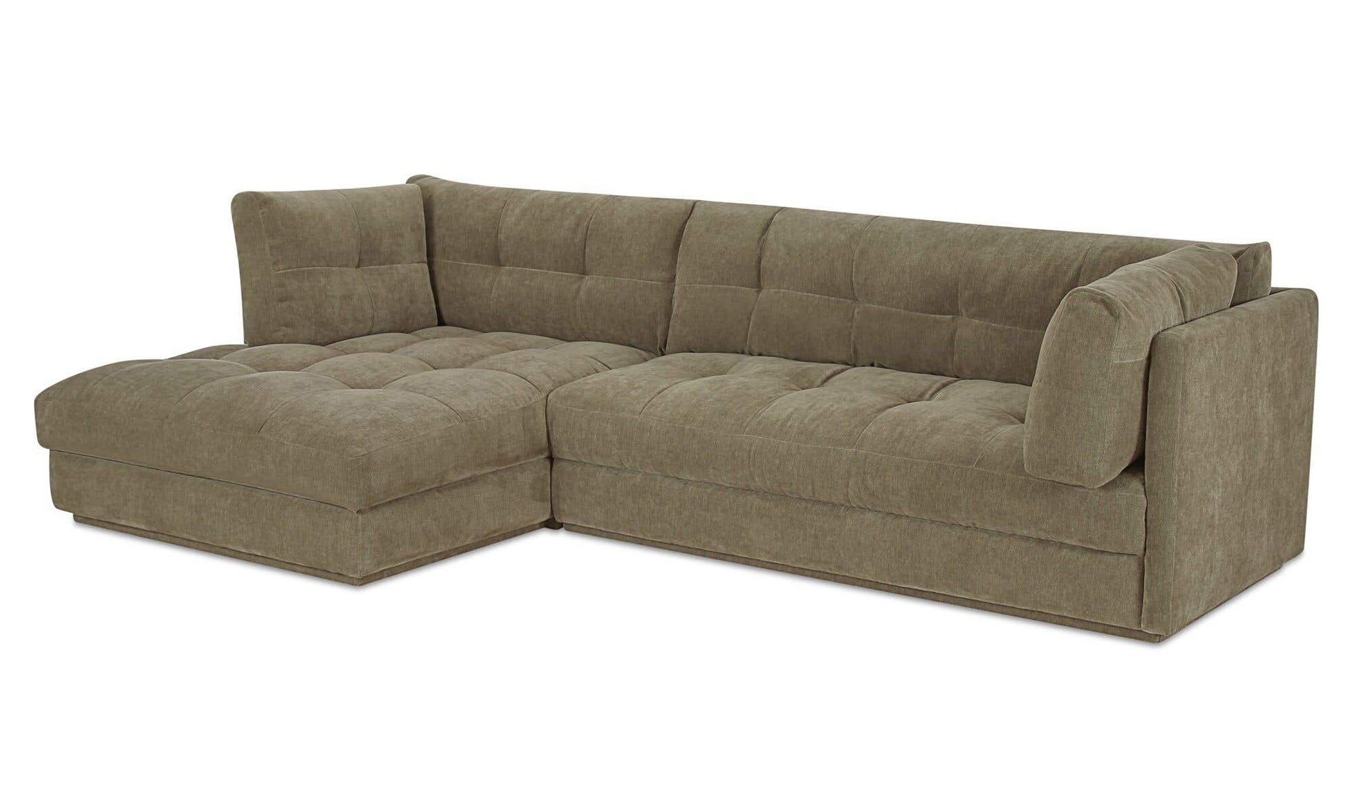 Mischa Left Sectional Sage Green by Moe's Home Collection - view 6