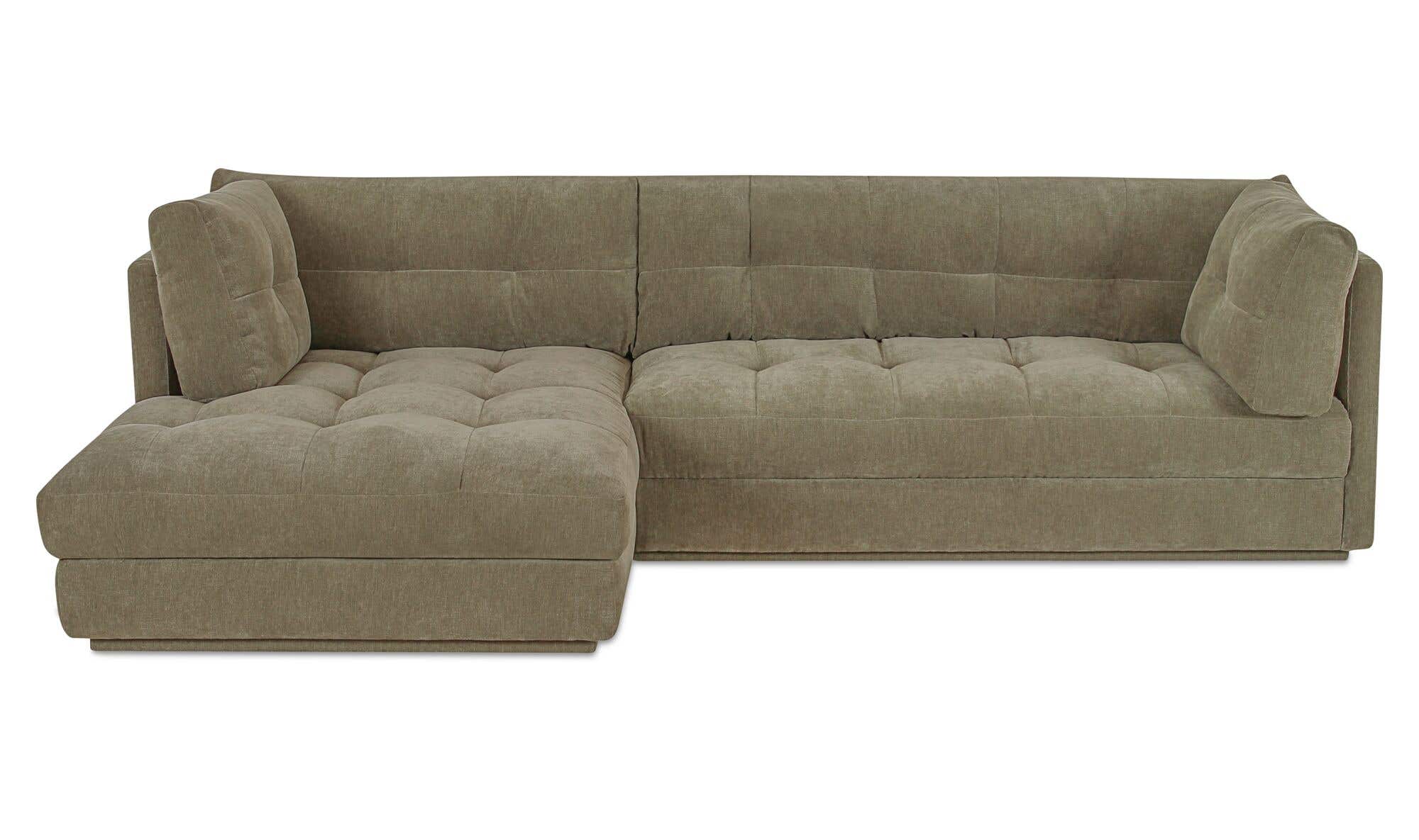 Mischa Left Sectional Sage Green by Moe's Home Collection - view 4