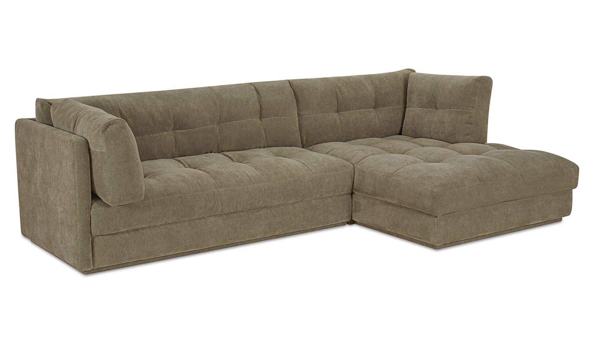 Mischa Right Sectional Sage Green by Moe's Home Collection - view 6