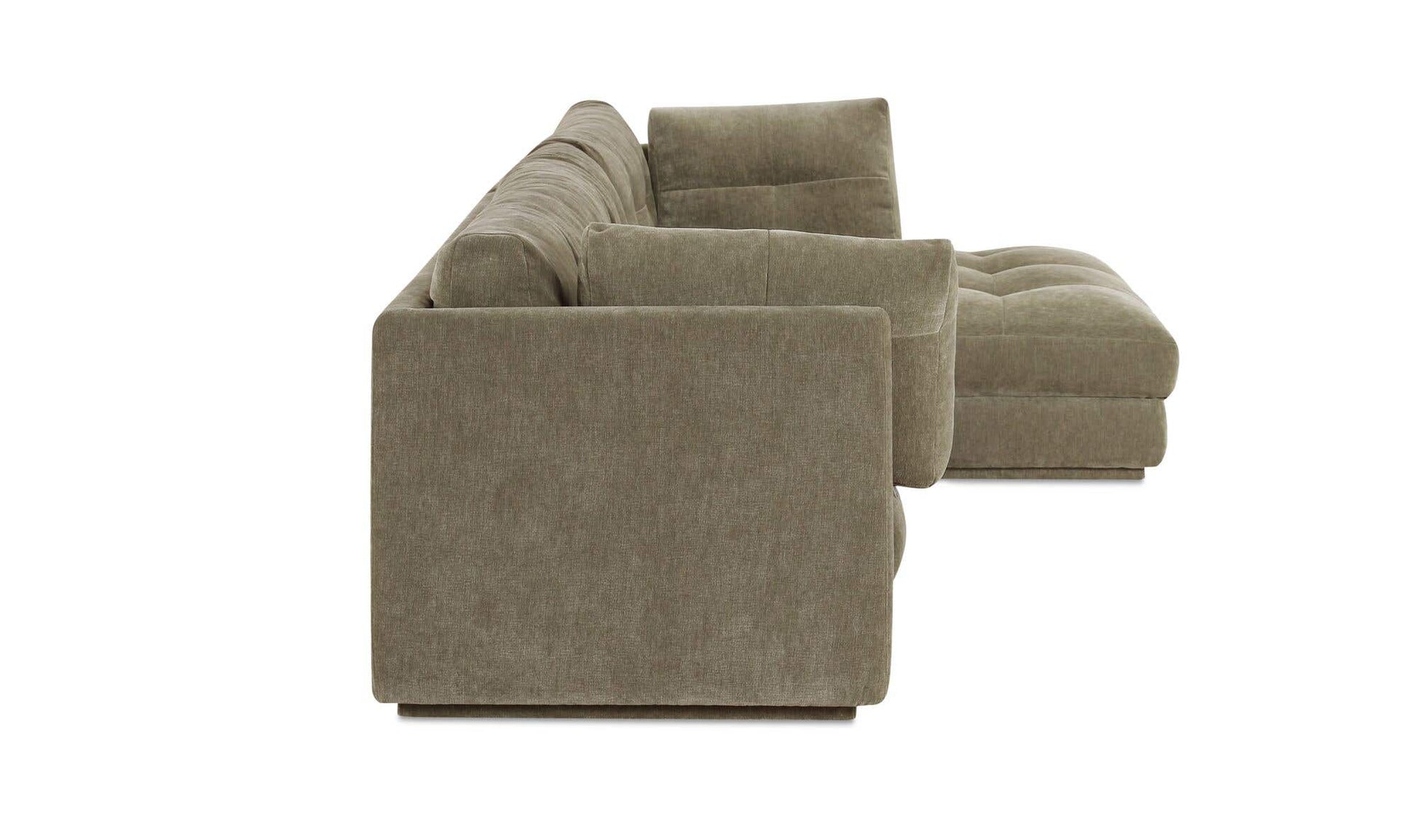Mischa Right Sectional Sage Green by Moe's Home Collection - view 7