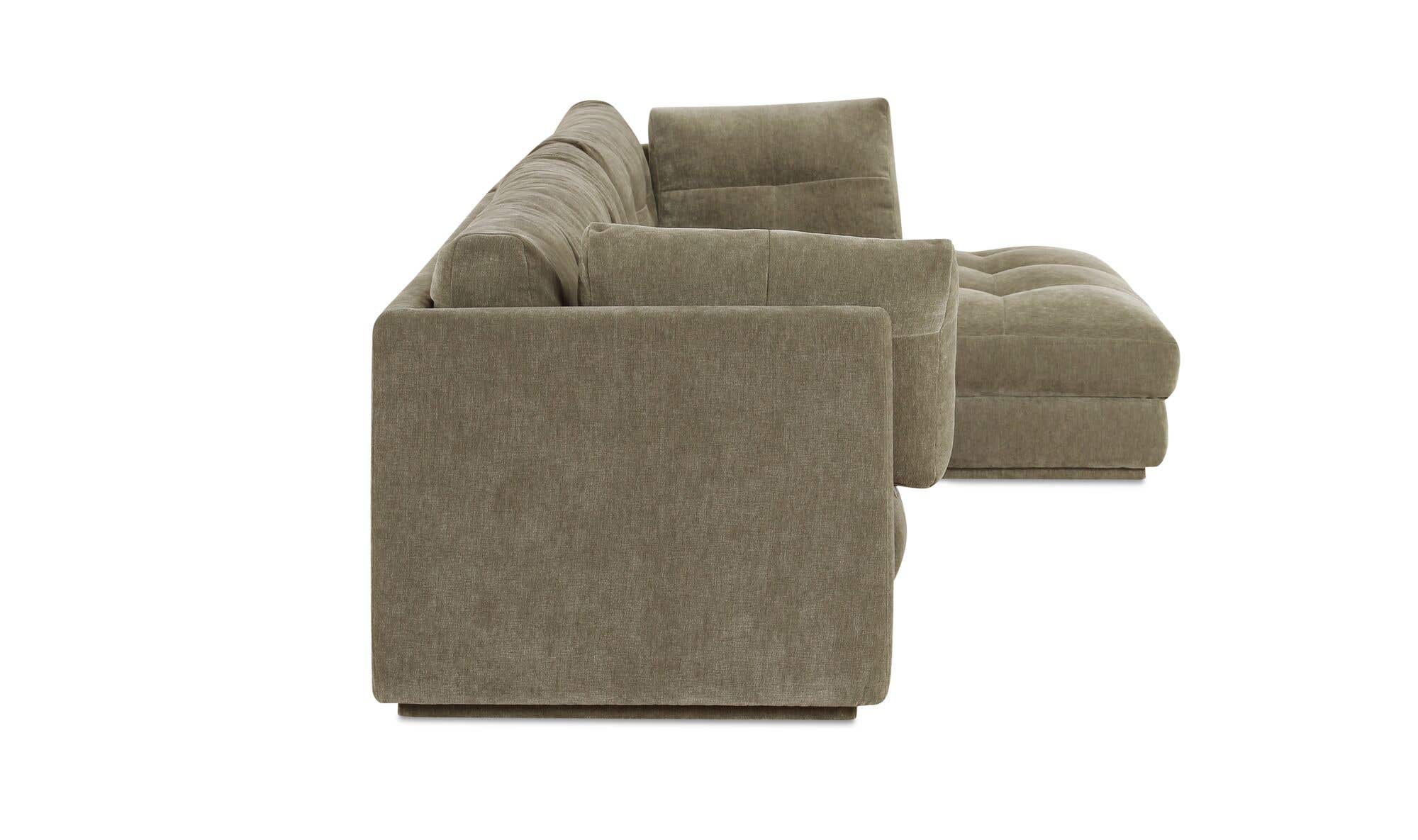 Mischa Right Sectional Sage Green by Moe's Home Collection - view 7