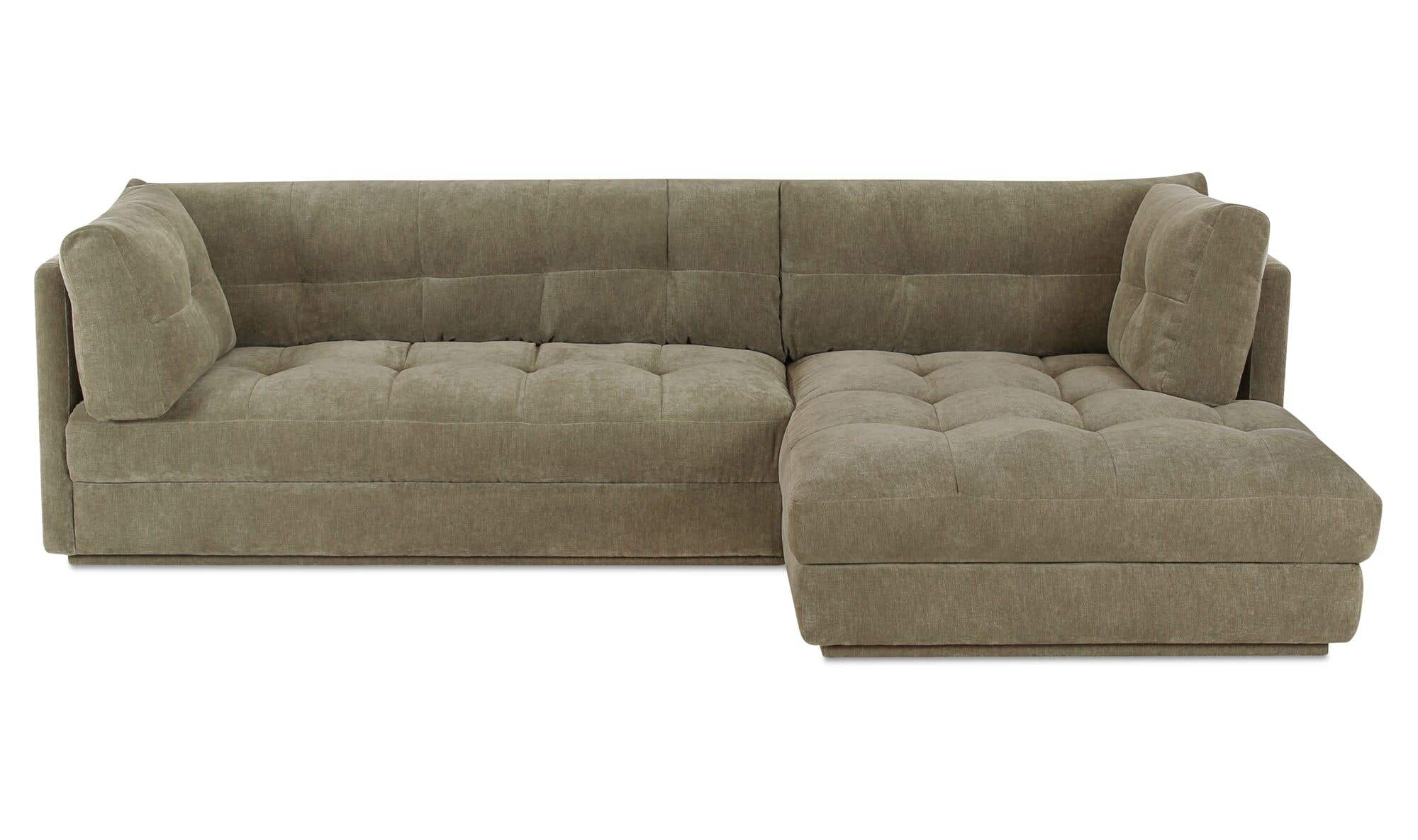 Mischa Right Sectional Sage Green by Moe's Home Collection - view 4