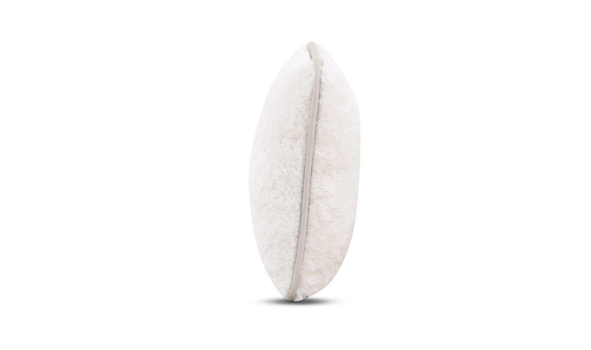 Carr 25In Cushion Faux Fur Cream by Moe's Home Collection - view 5