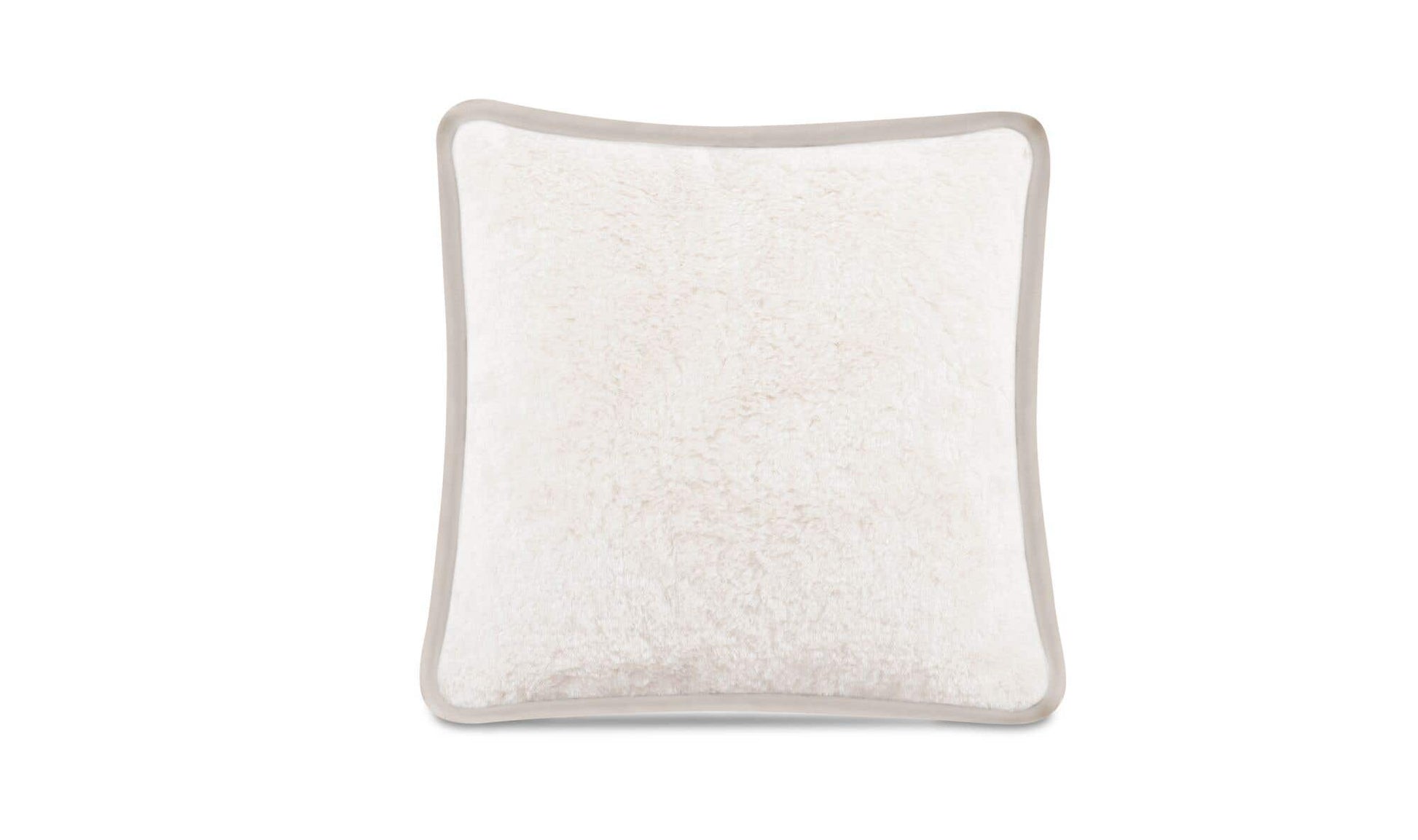 Carr 25In Cushion Faux Fur Cream by Moe's Home Collection - view 3