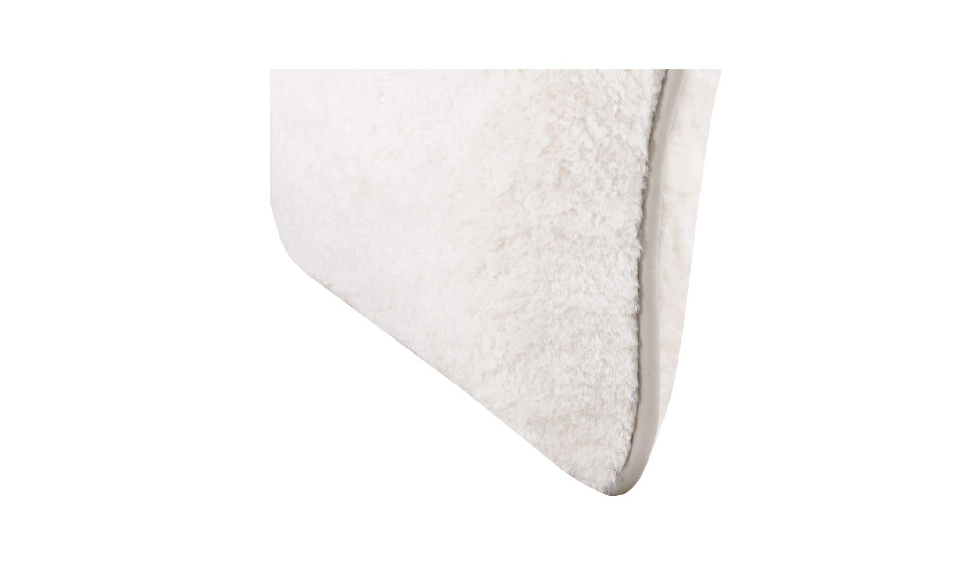 Carr 20In Cushion Faux Fur Cream by Moe's Home Collection - view 7