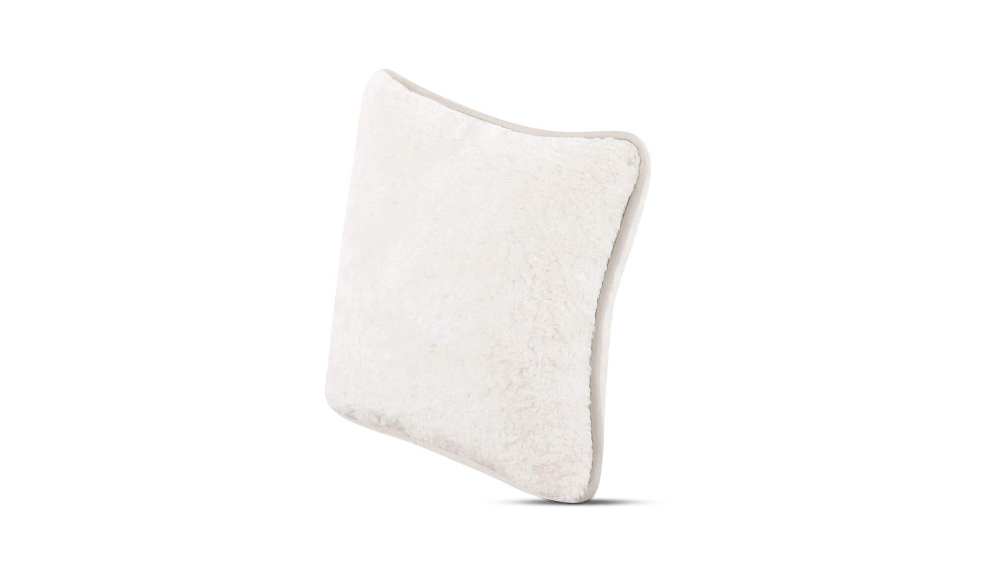 Carr 20In Cushion Faux Fur Cream by Moe's Home Collection - view 5