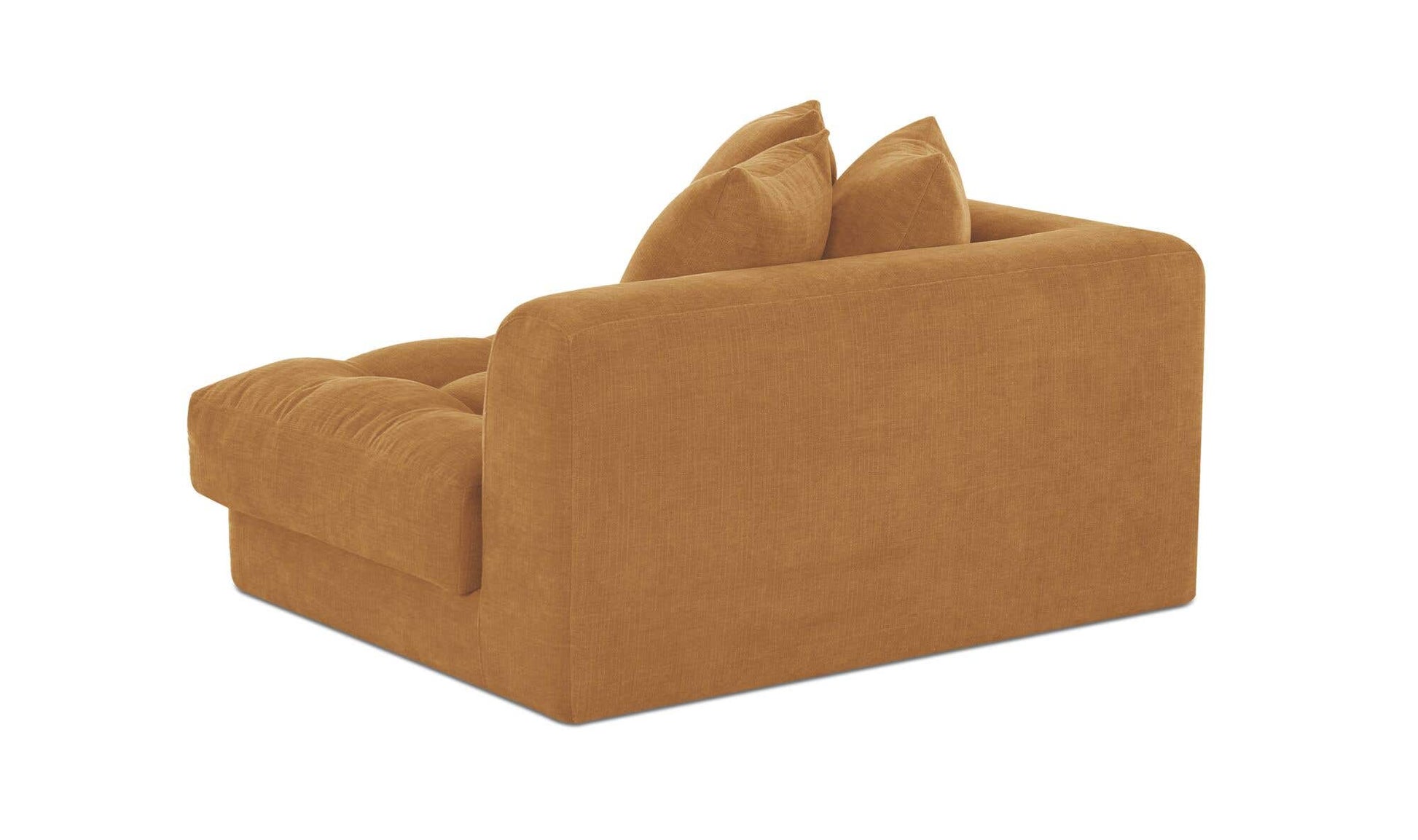 Davie Left Arm Facing Chair Golden Yellow by Moe's Home Collection - view 14