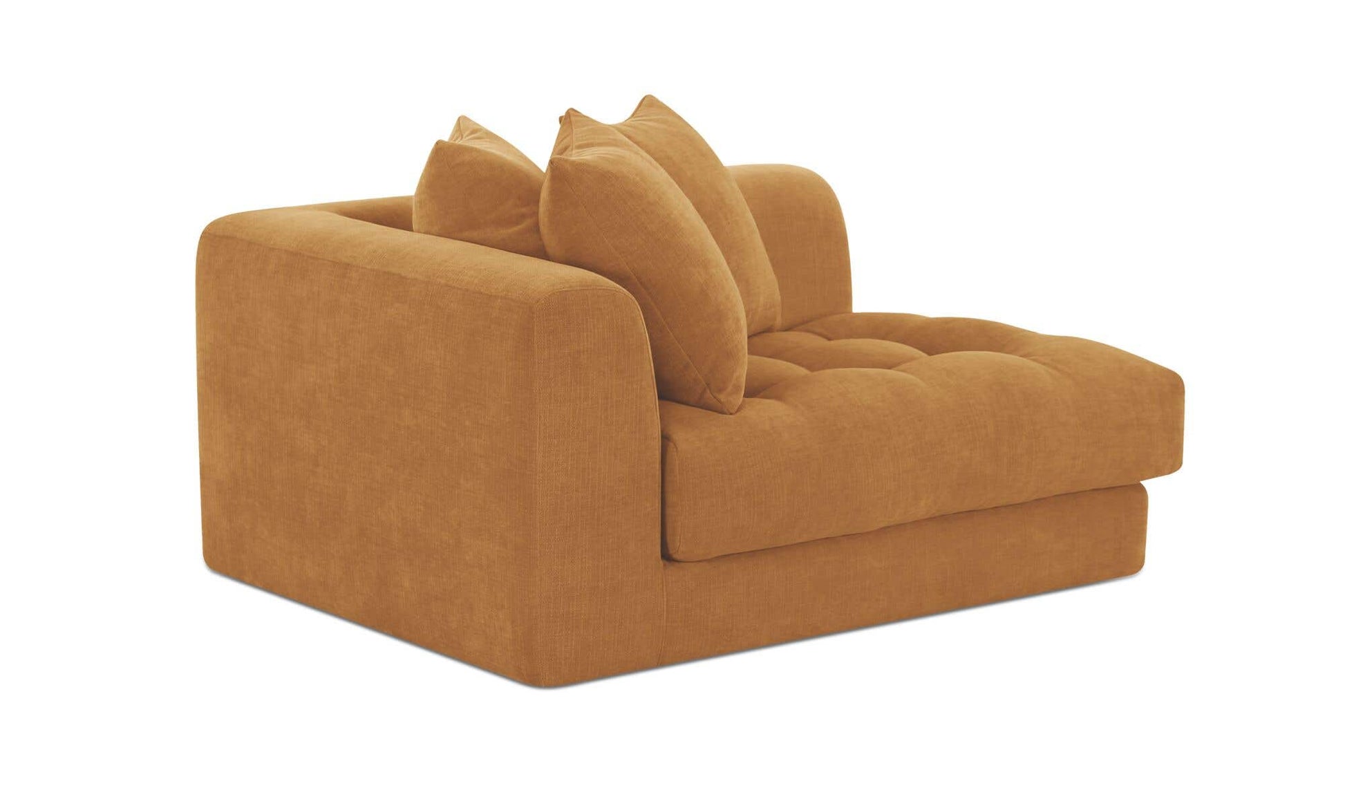 Davie Left Arm Facing Chair Golden Yellow by Moe's Home Collection - view 12