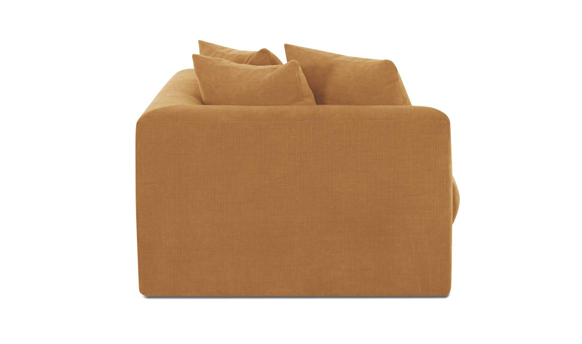 Davie Left Arm Facing Chair Golden Yellow by Moe's Home Collection - view 13
