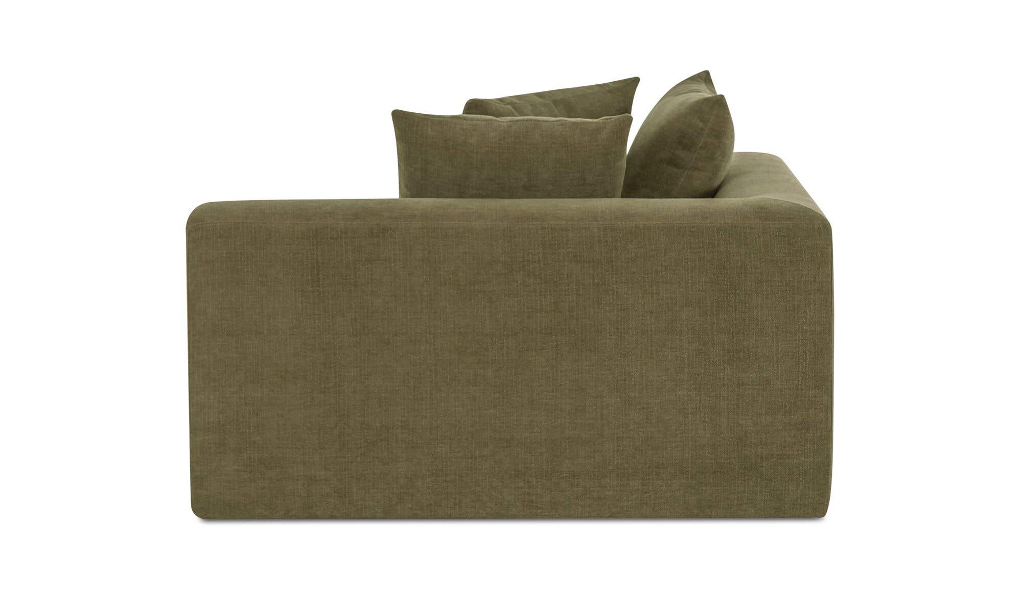 Davie Left Arm Facing Chair Olive by Moe's Home Collection - view 8
