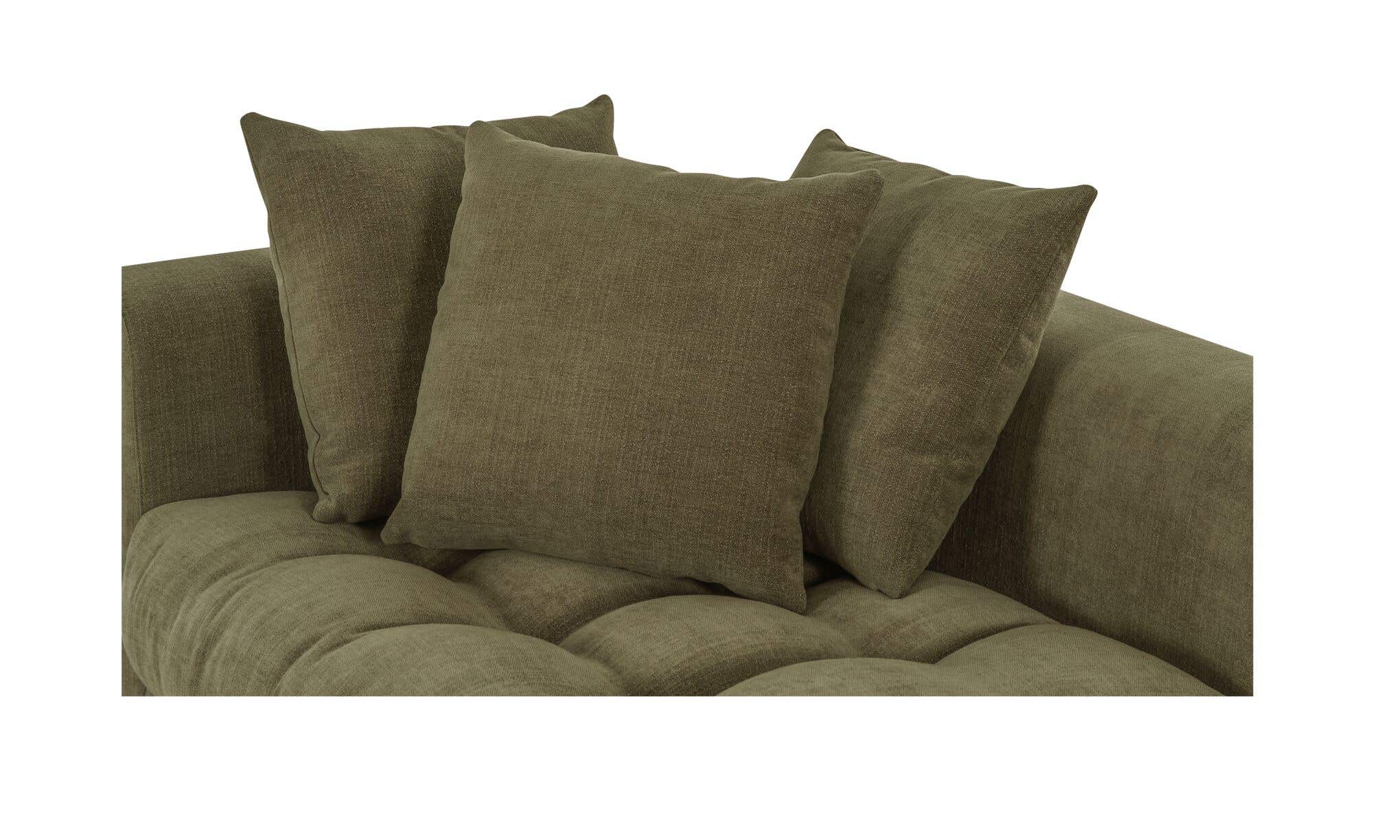 Davie Left Arm Facing Chair Olive by Moe's Home Collection - view 11