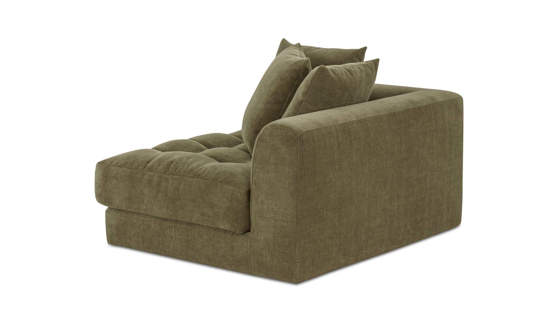 Davie Left Arm Facing Chair Olive by Moe's Home Collection - view 7