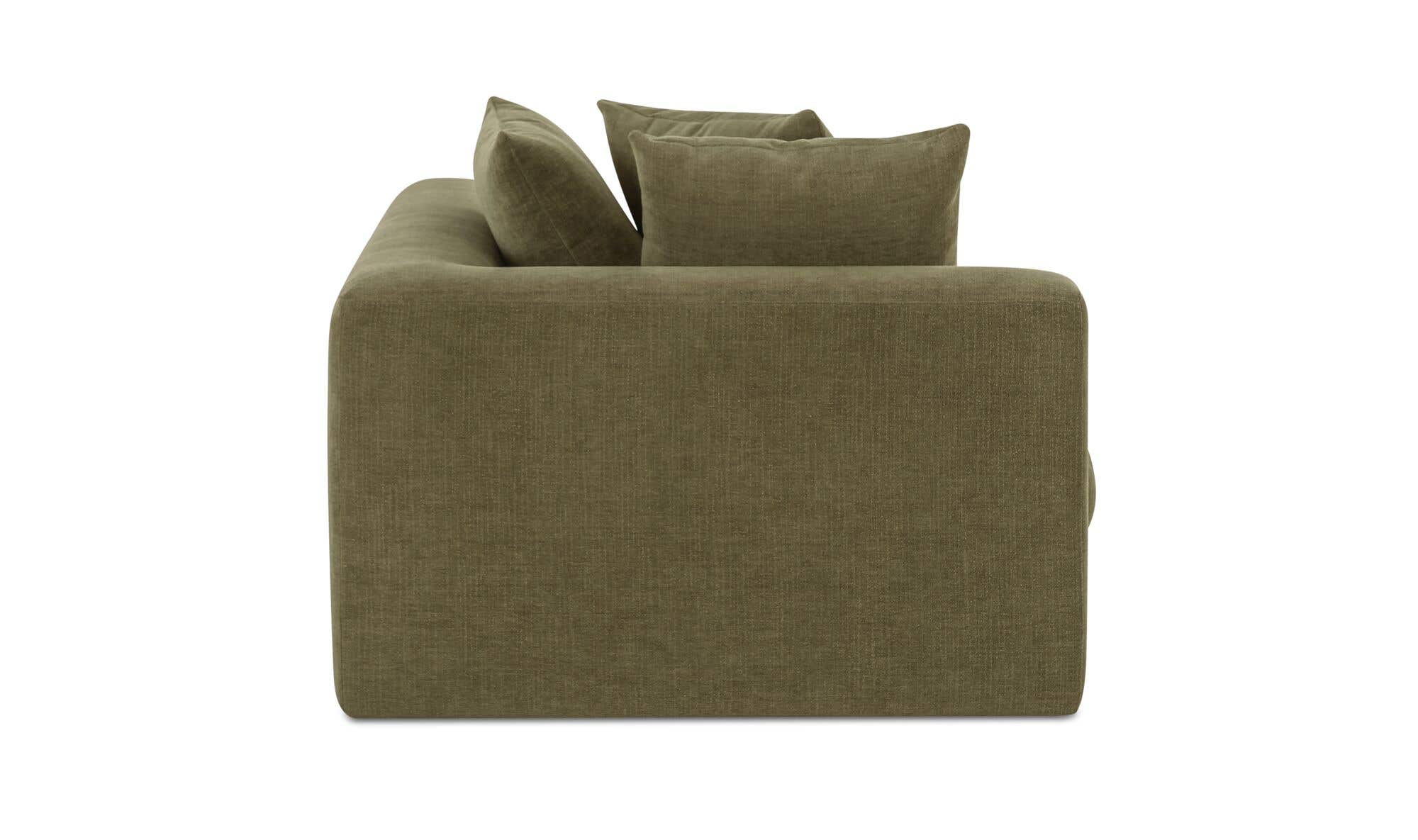Davie Left Arm Facing Chair Olive by Moe's Home Collection - view 6