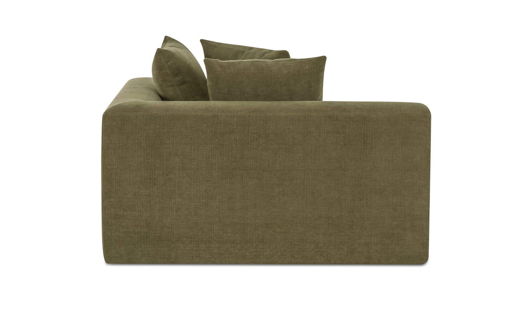 Davie Right Arm Facing Chair Olive by Moe's Home Collection - view 8