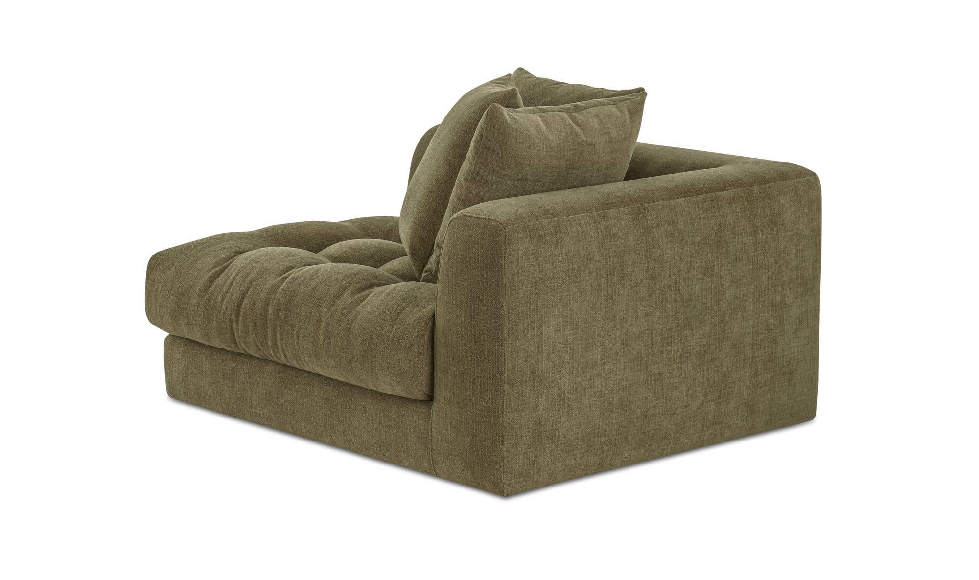 Davie Right Arm Facing Chair Olive by Moe's Home Collection - view 10