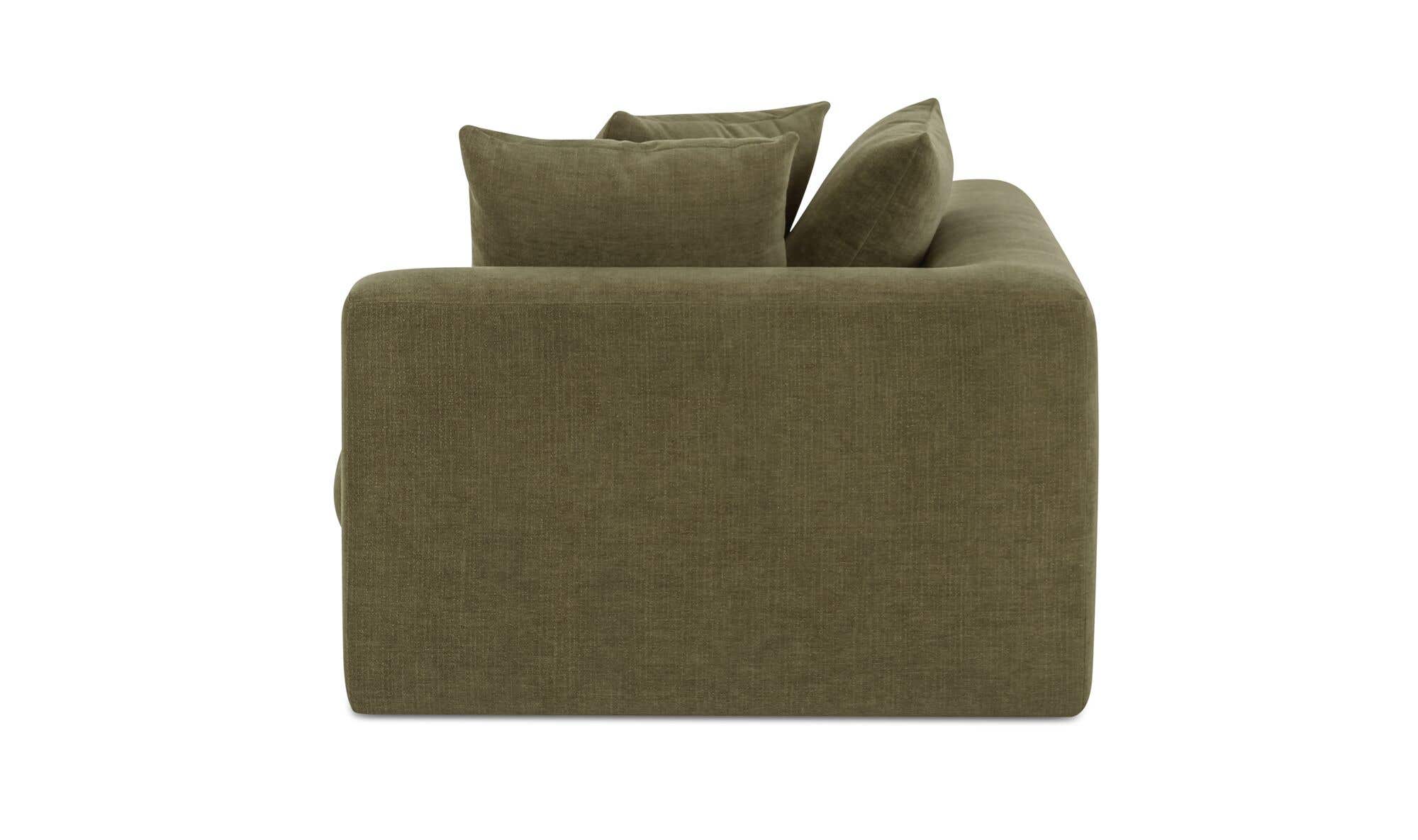 Davie Right Arm Facing Chair Olive by Moe's Home Collection - view 9