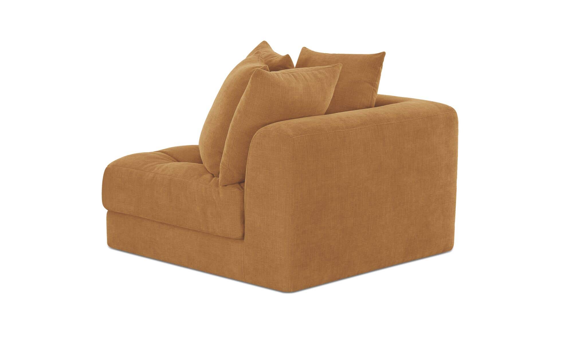 Davie Corner Chair Golden Yellow by Moe's Home Collection - view 7