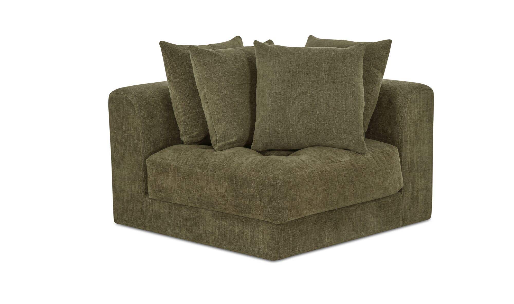 Davie Corner Chair Olive by Moe's Home Collection - view 5