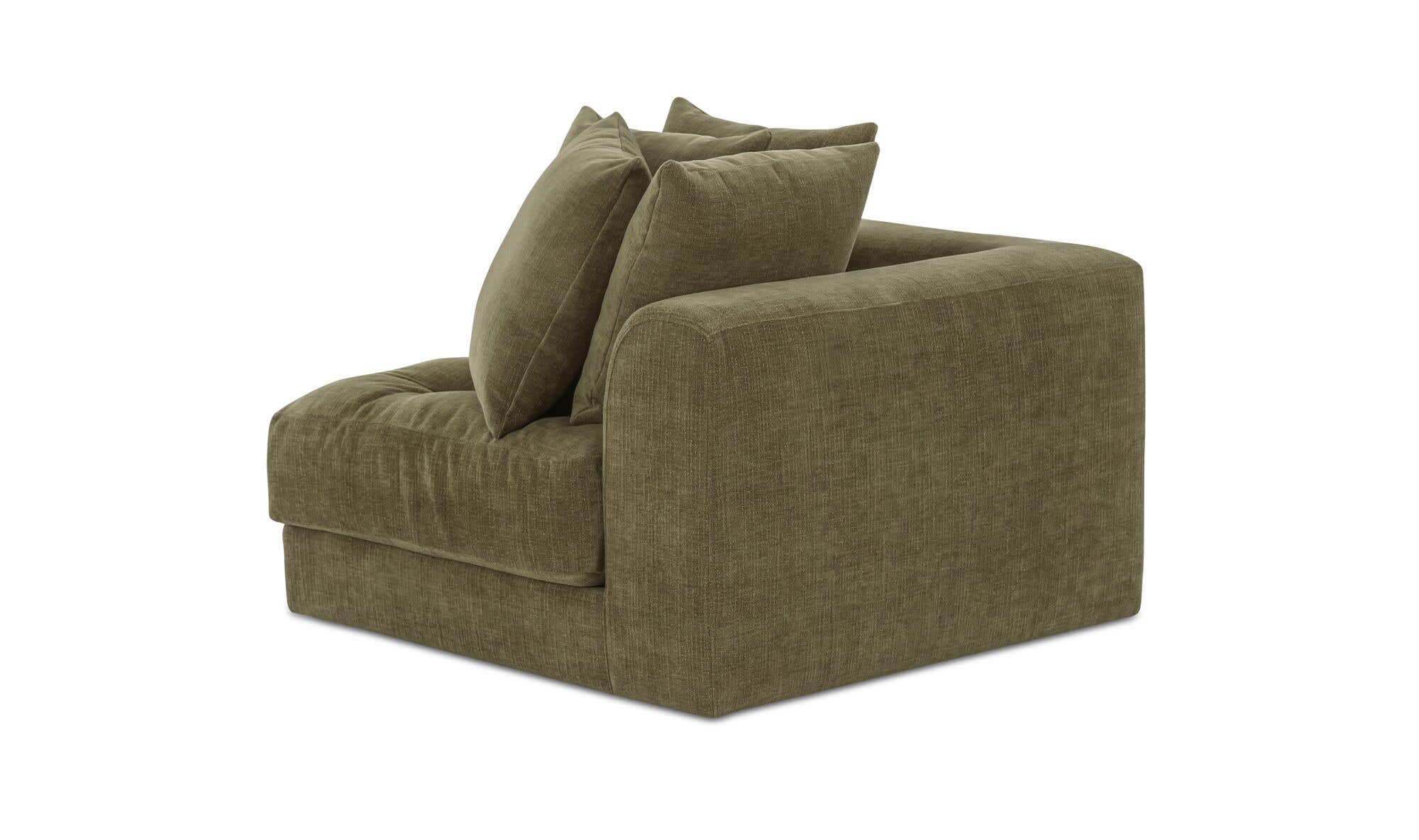 Davie Corner Chair Olive by Moe's Home Collection - view 7