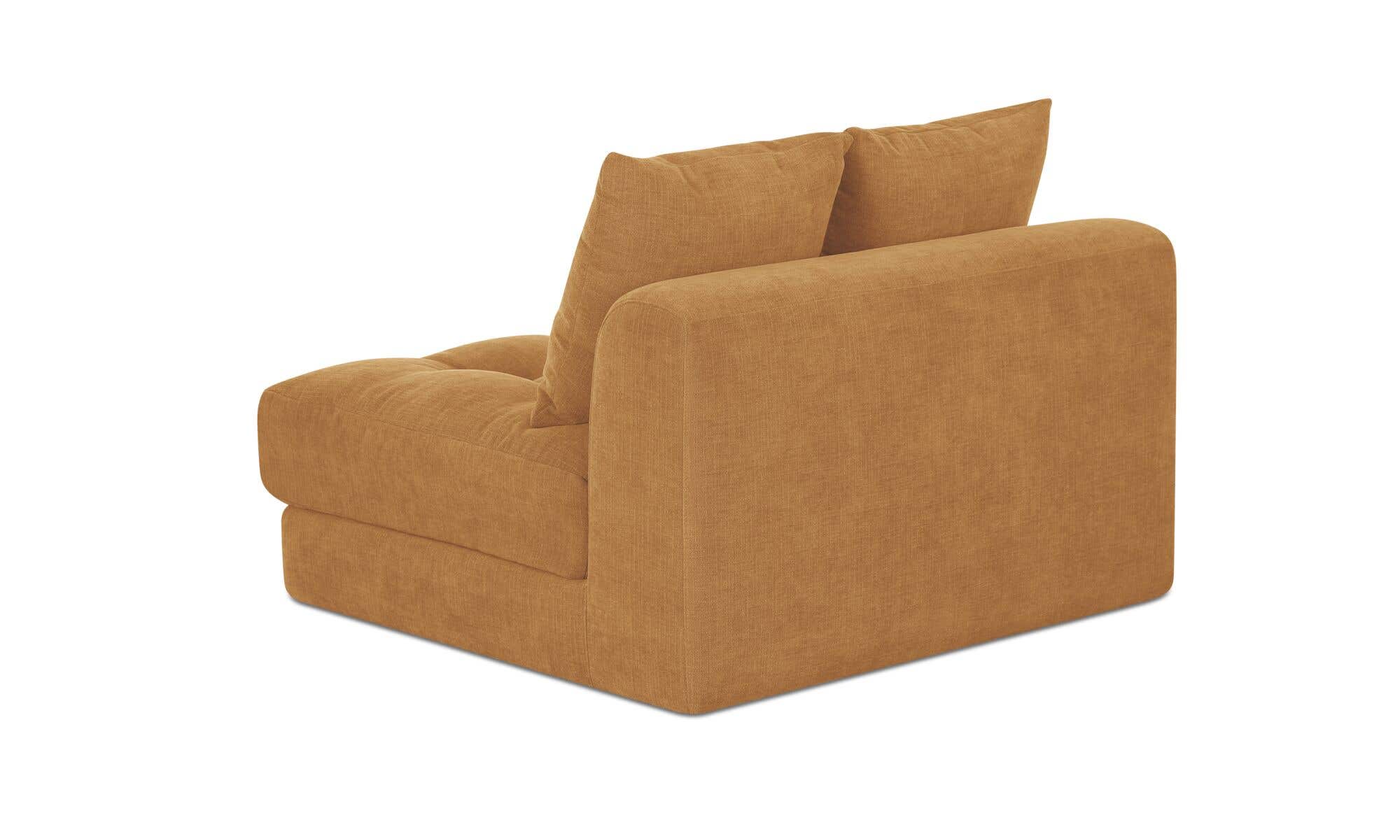Davie Slipper Chair Golden Yellow by Moe's Home Collection - view 13