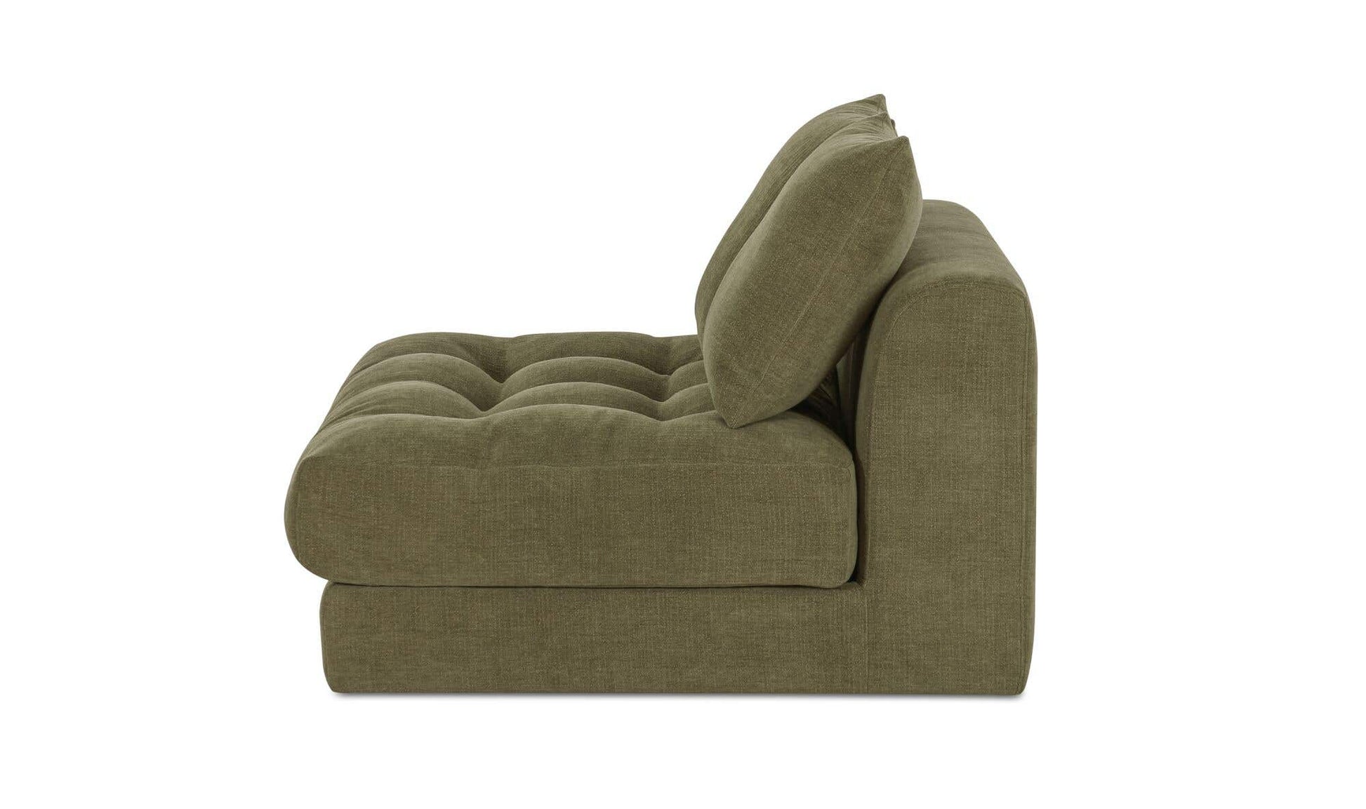 Davie Slipper Chair Olive by Moe's Home Collection - view 9