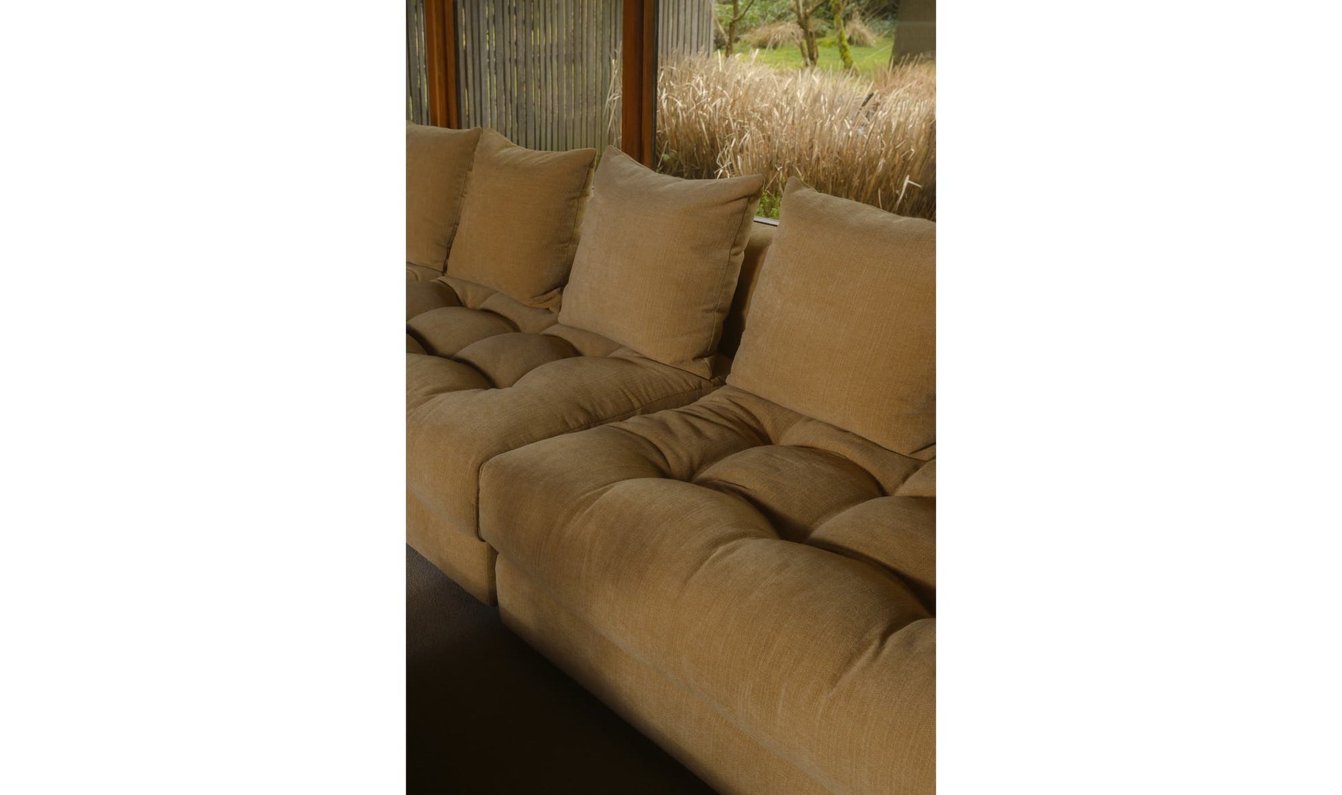 Davie Ottoman Golden Yellow by Moe's Home Collection - view 7