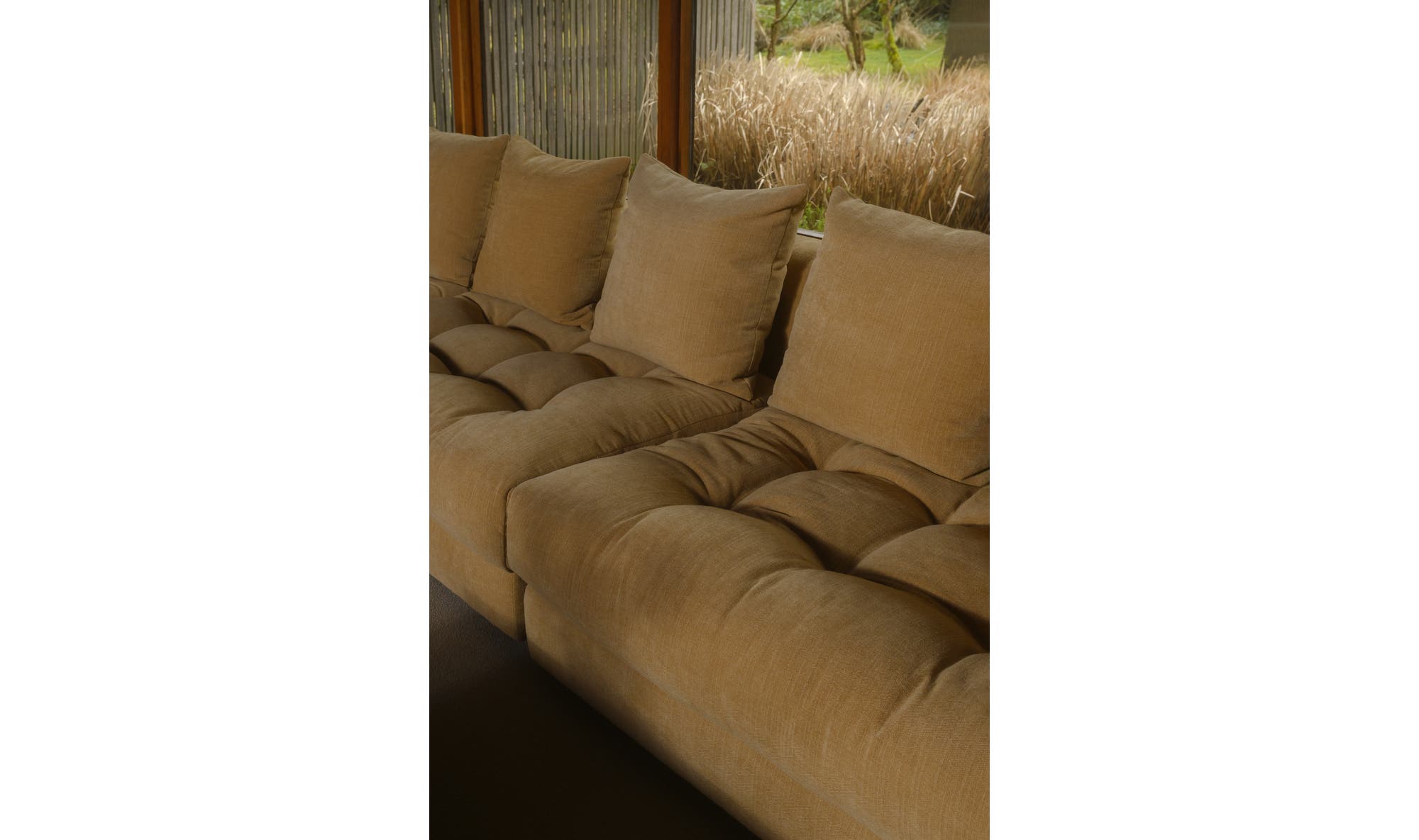 Davie Ottoman Golden Yellow by Moe's Home Collection - view 7