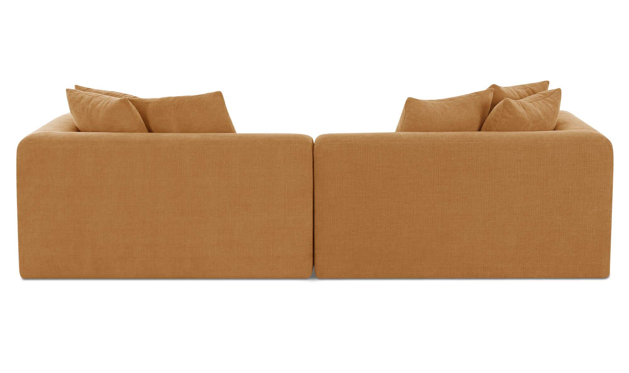 Davie Modular Sofa Golden Yellow by Moe's Home Collection - view 7