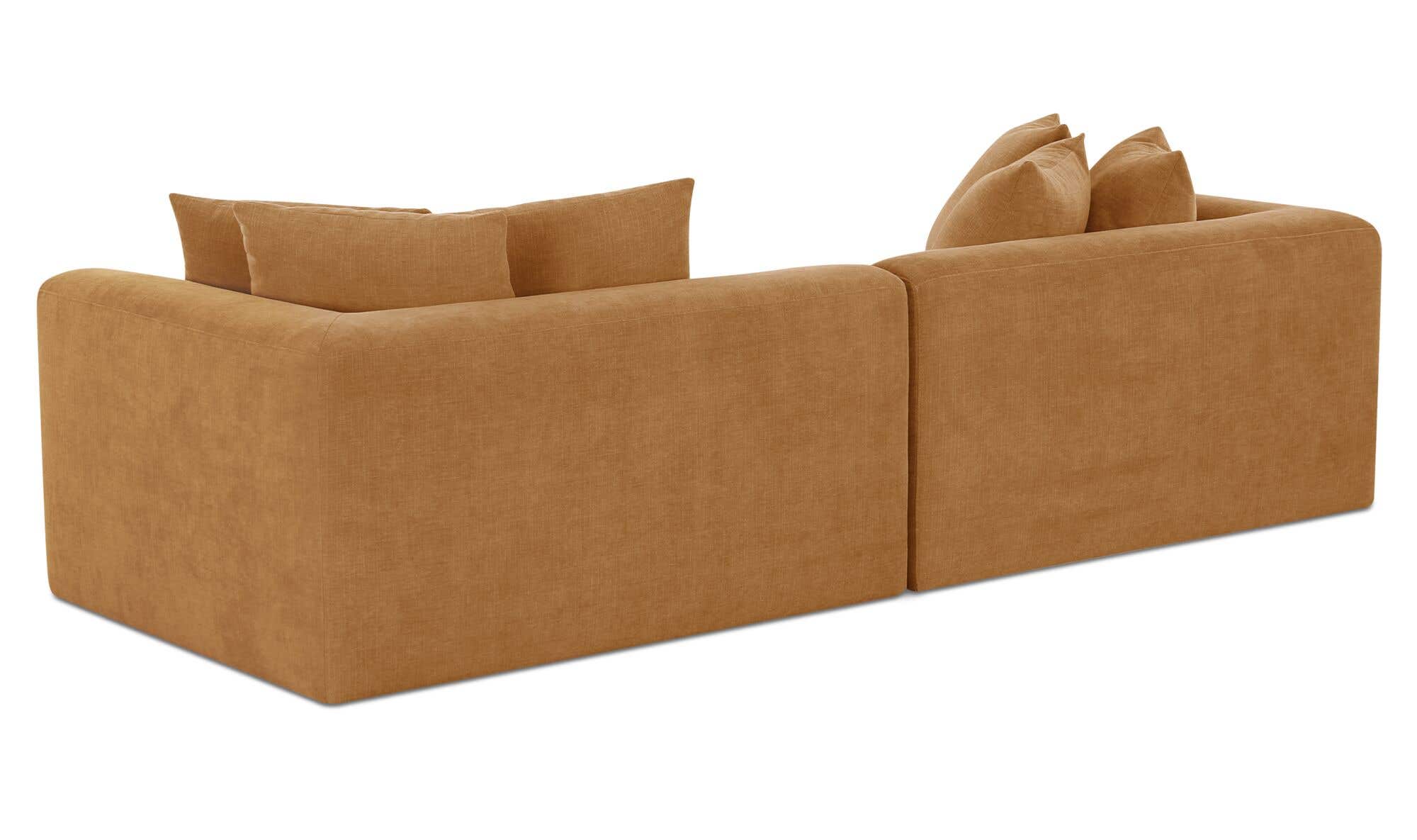 Davie Modular Sofa Golden Yellow by Moe's Home Collection - view 6
