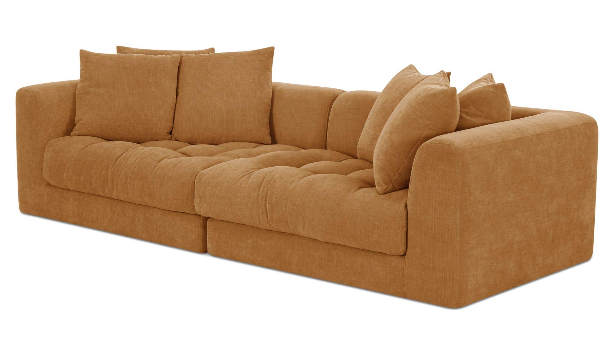 Davie Modular Sofa Golden Yellow by Moe's Home Collection - view 10