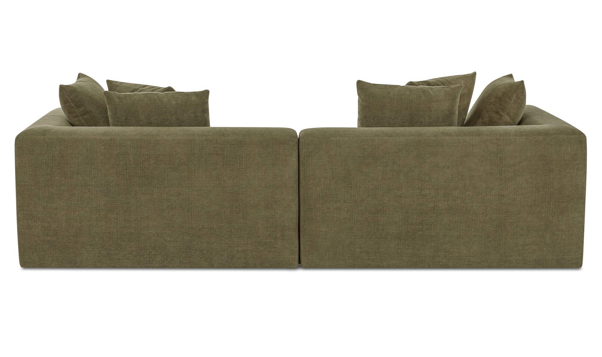 Davie Modular Sofa Olive by Moe's Home Collection - view 6