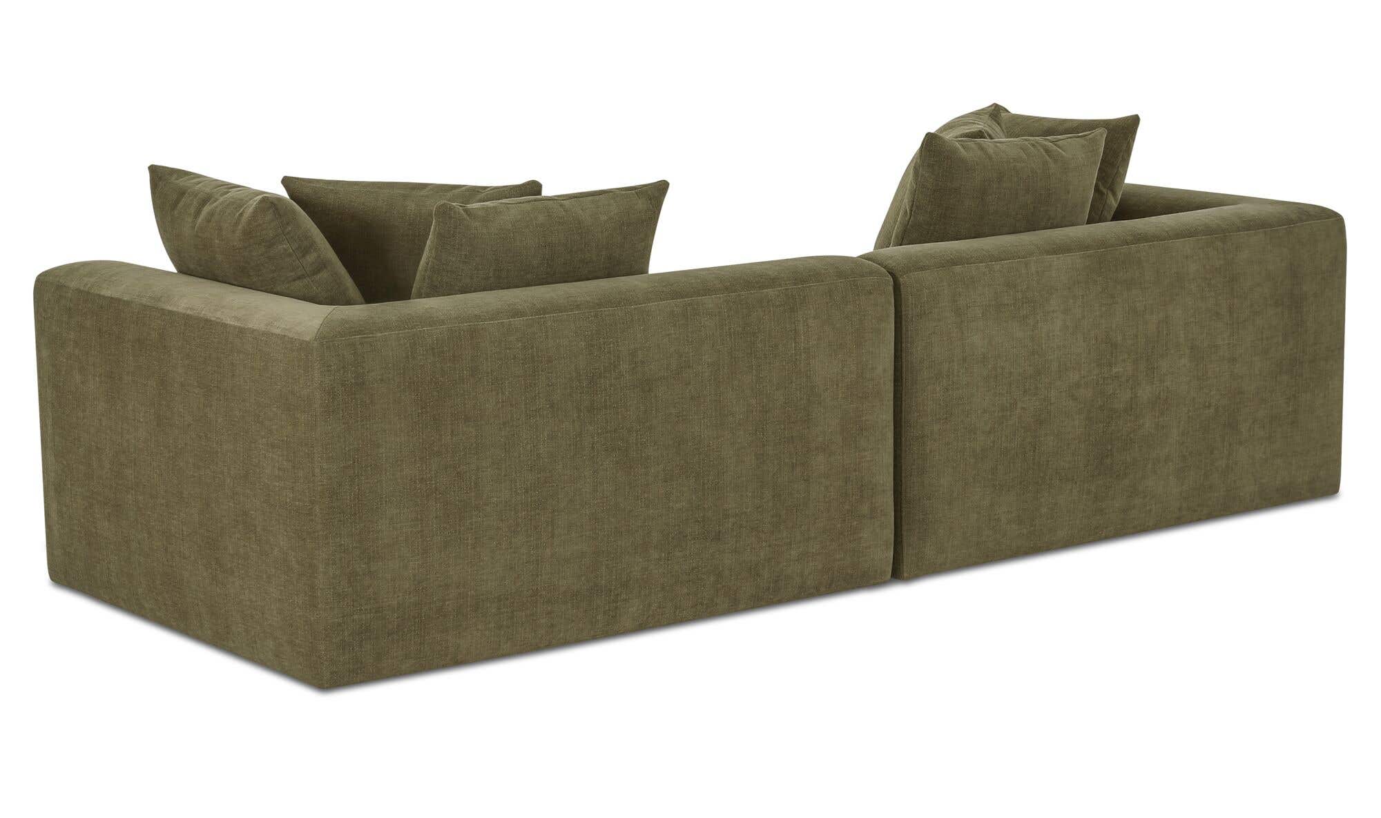 Davie Modular Sofa Olive by Moe's Home Collection - view 7