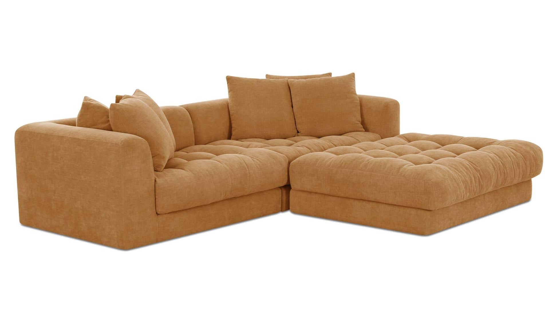 Davie Nook Modular Sectional Golden Yellow by Moe's Home Collection - view 4
