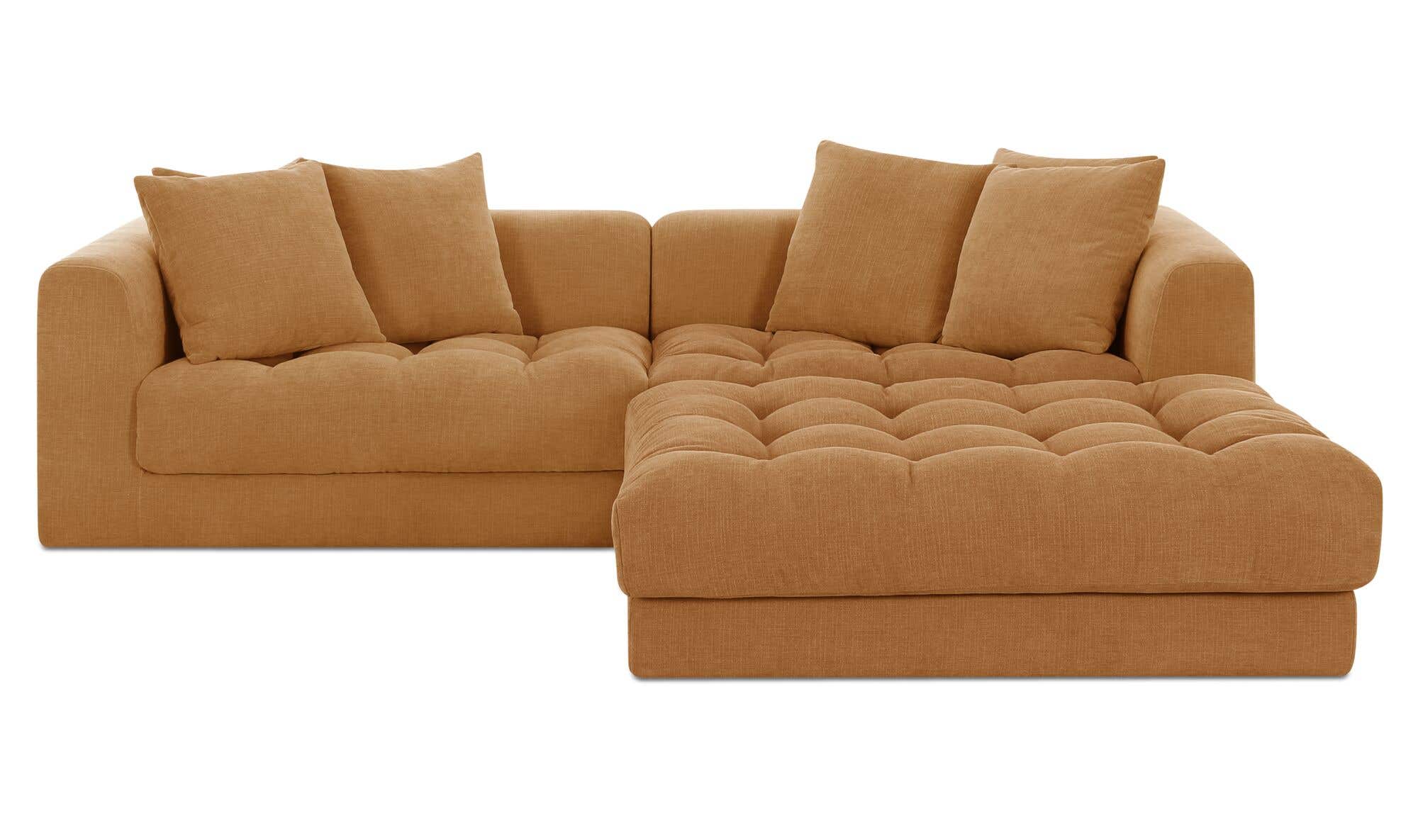 Davie Nook Modular Sectional Golden Yellow by Moe's Home Collection - view 3