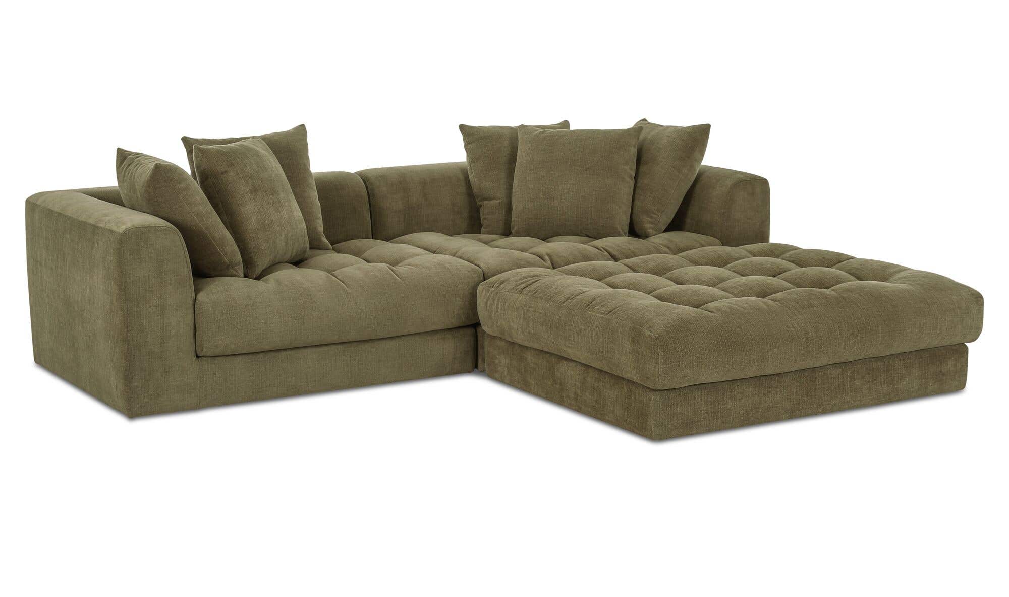 Davie Nook Modular Sectional Olive by Moe's Home Collection - view 4